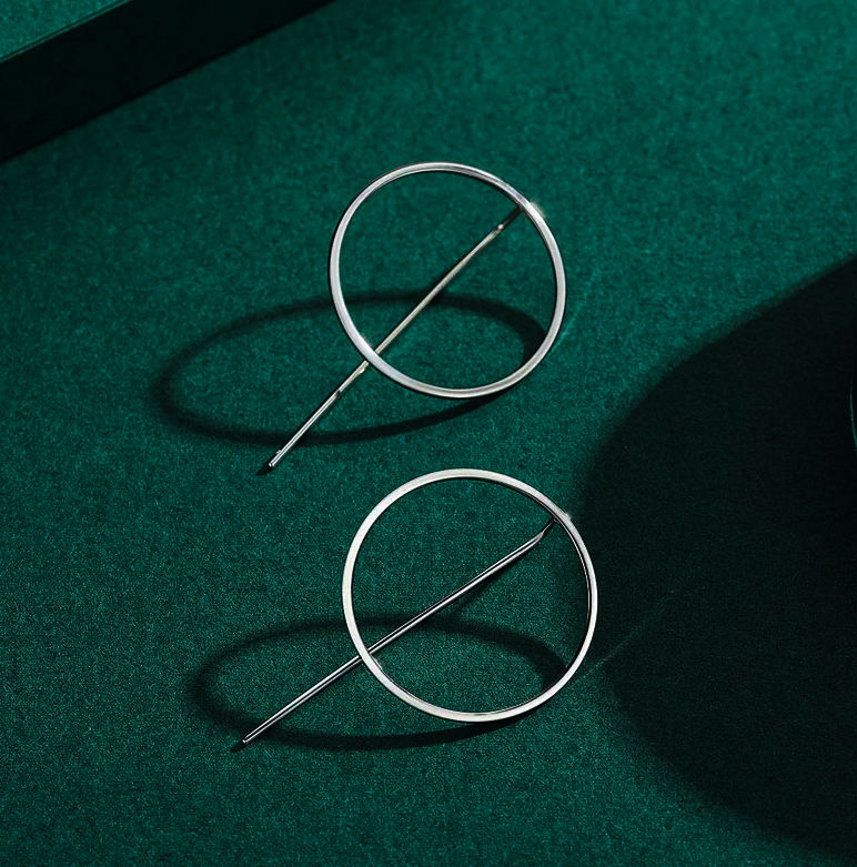 Orbit Silver Earrings