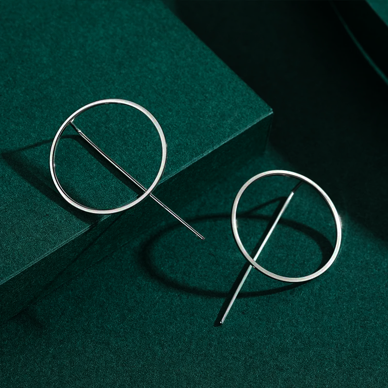Orbit Silver Earrings