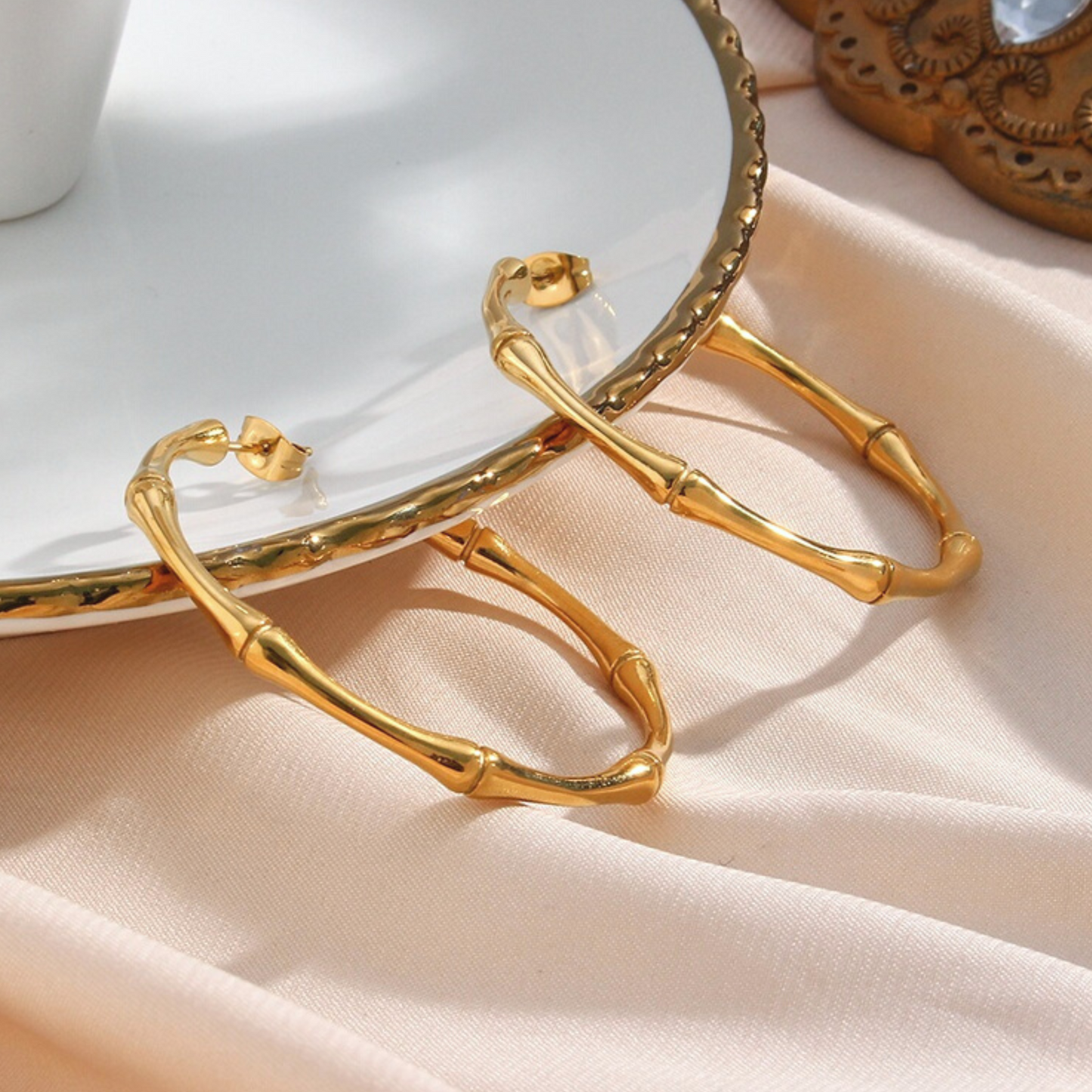 Bamby 14K Gold Hoops
