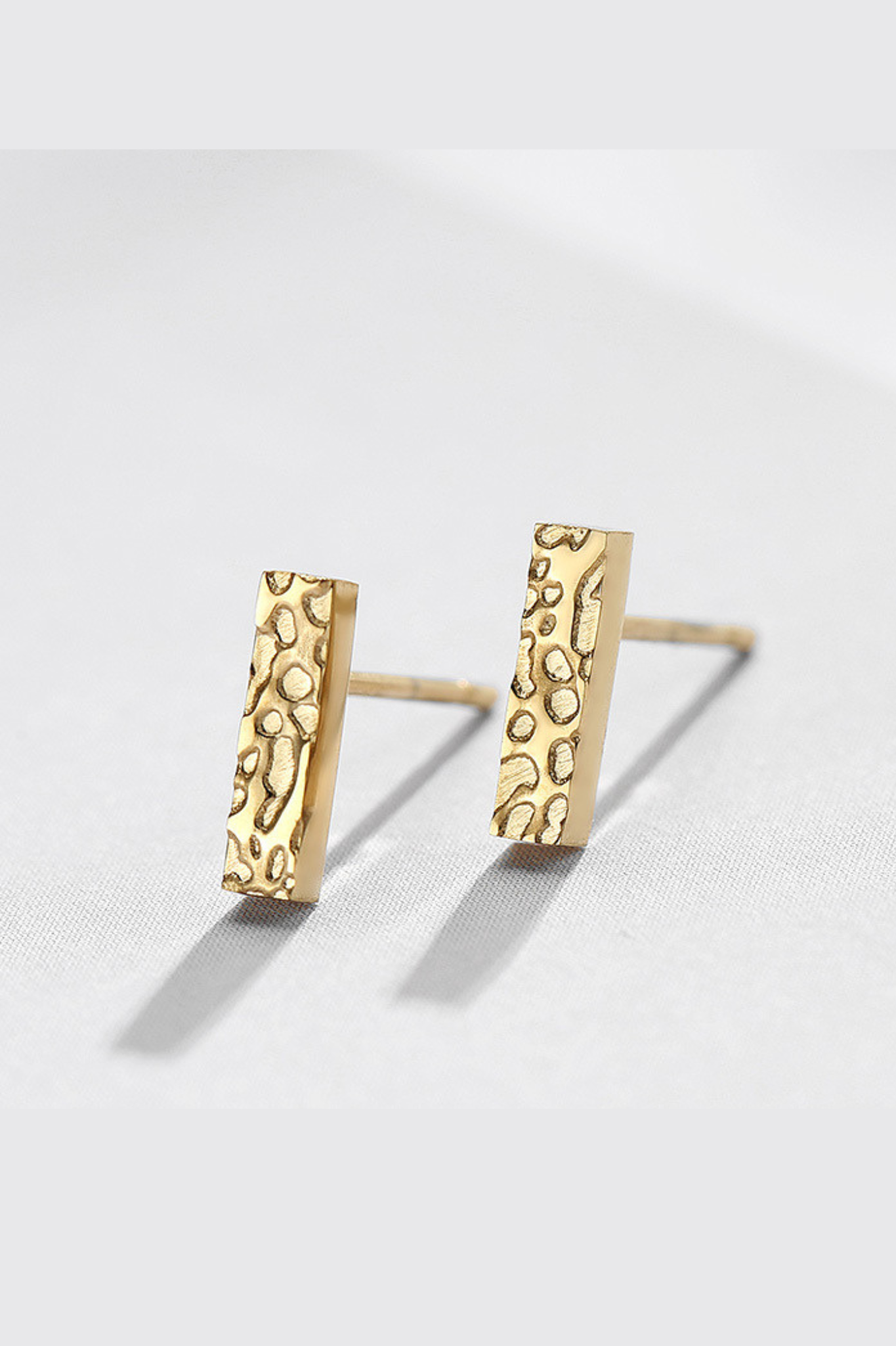 Vesima 14K Gold Handmade Studs