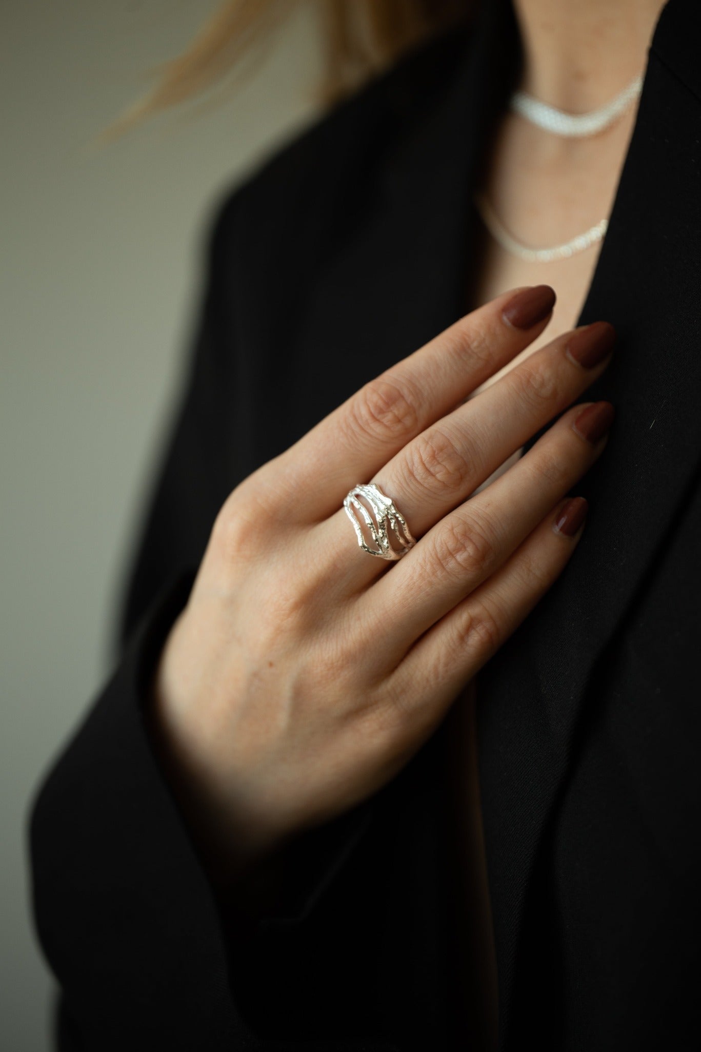 Nettuno Silver Handmade Ring
