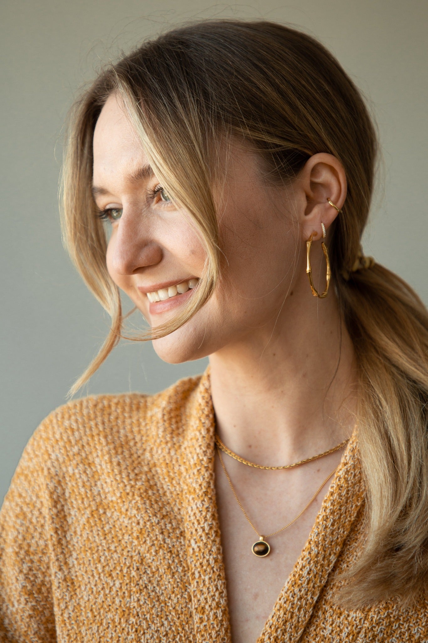 Kassandra Tiger Eye Pendant