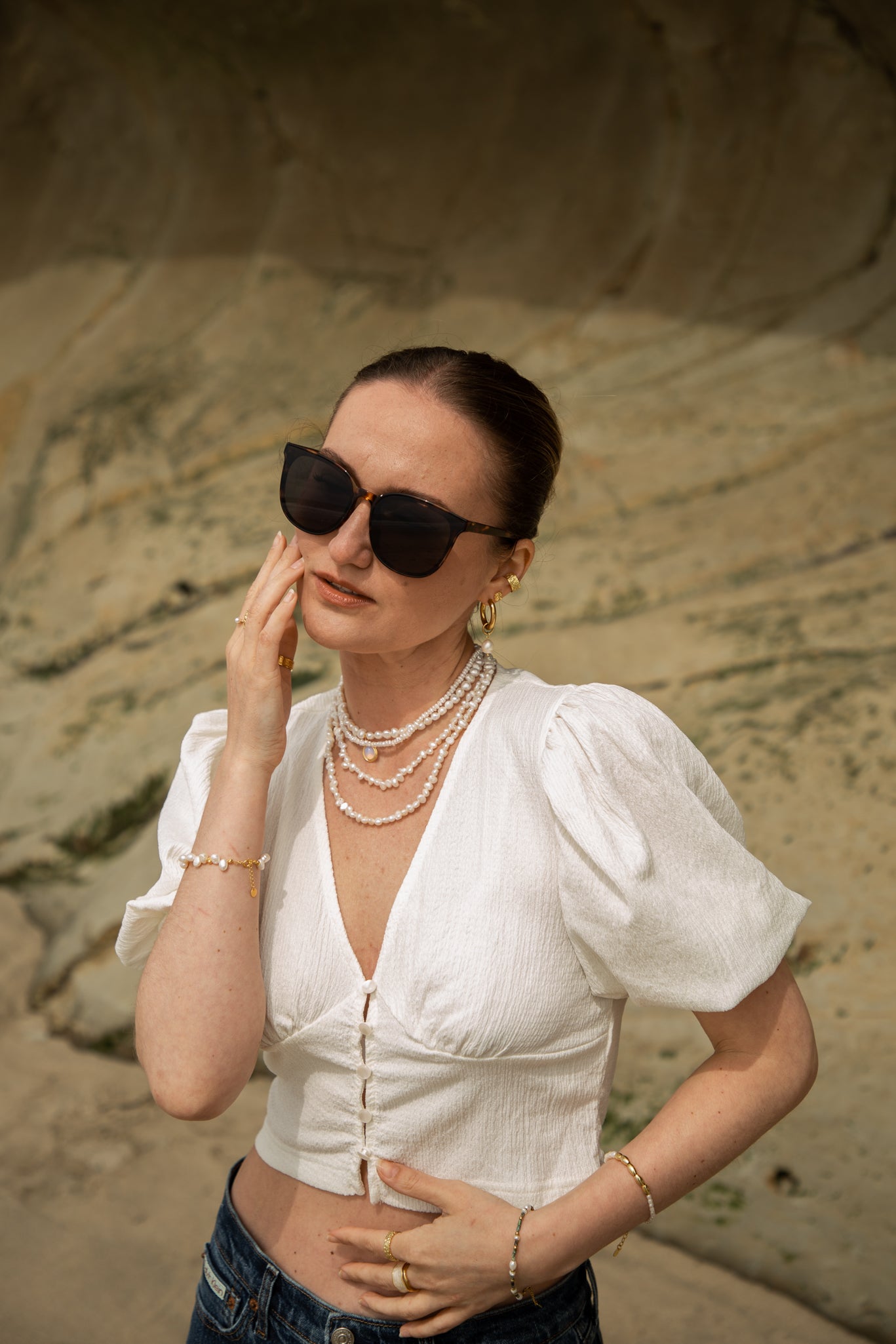 Bonassola Handmade Pearl Necklace
