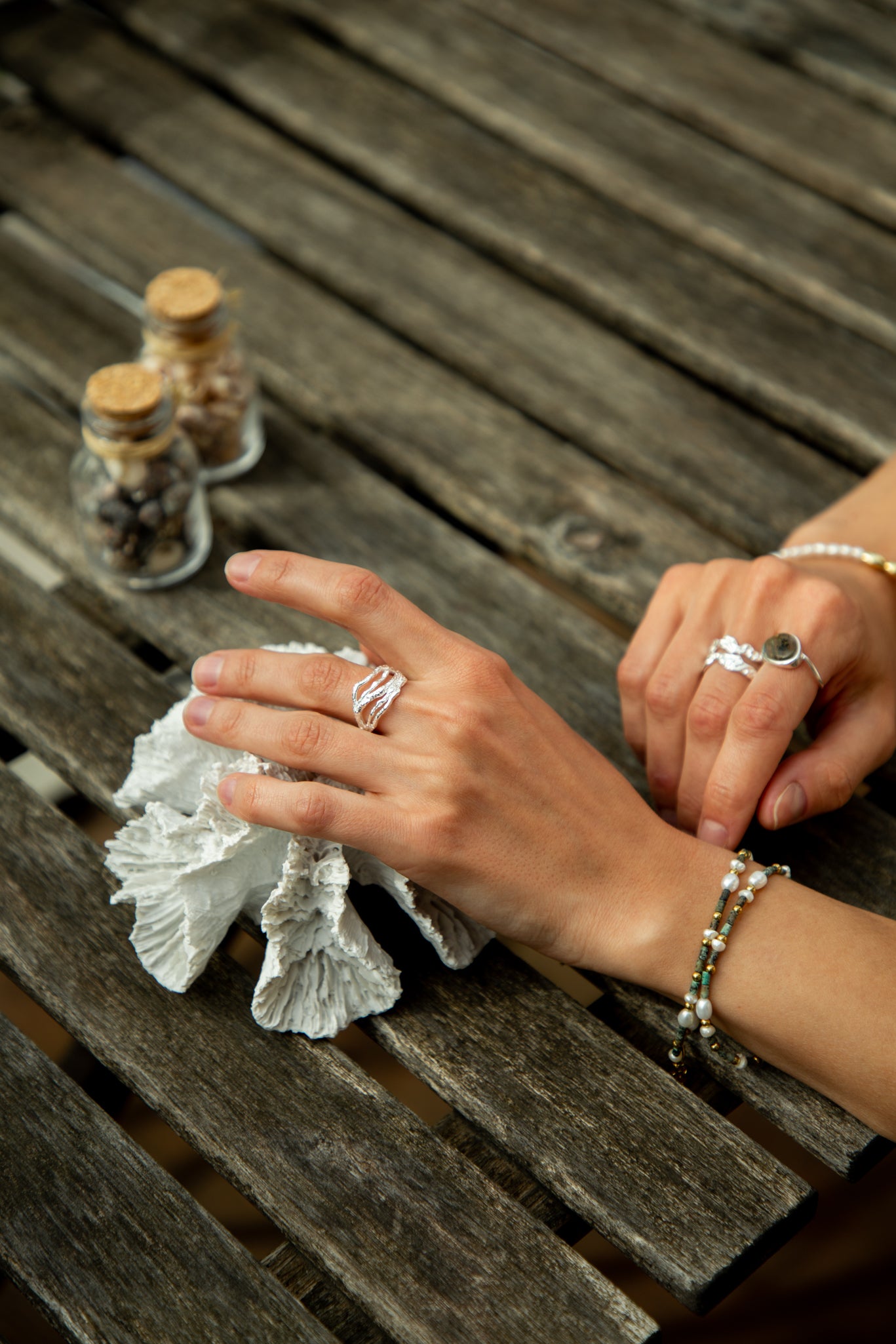 Nettuno Silver Handmade Ring
