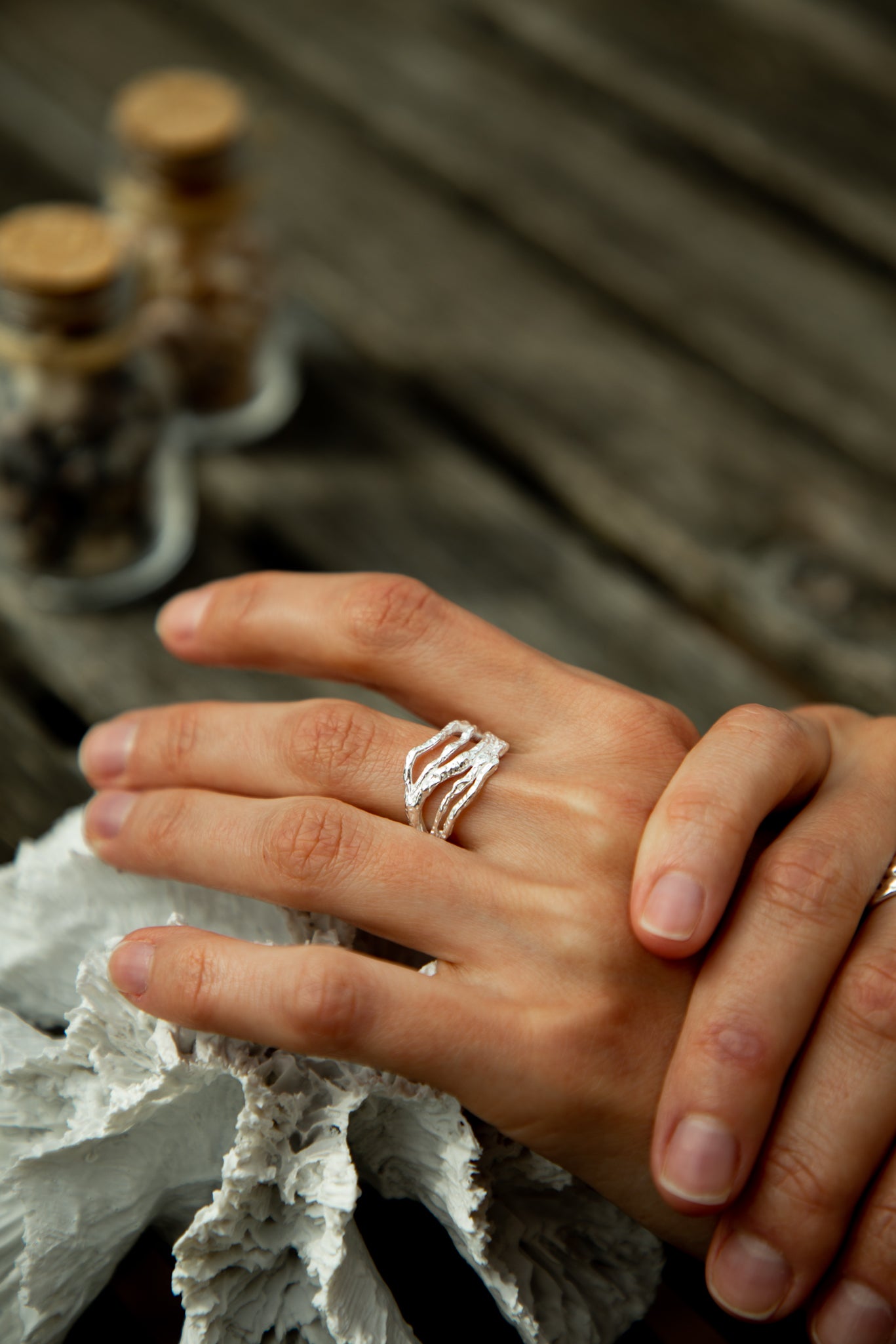 Nettuno Silver Handmade Ring
