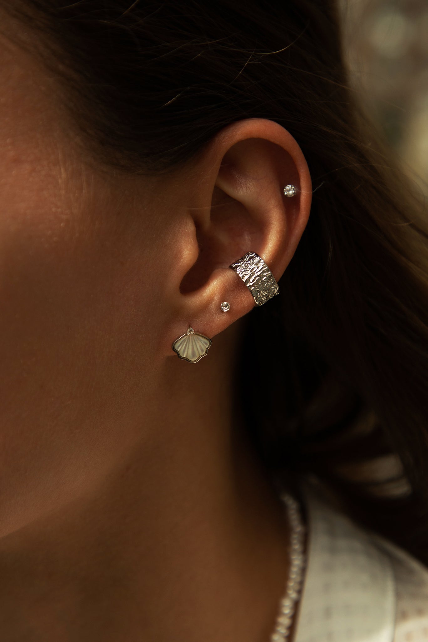 Foce Silver Earrings