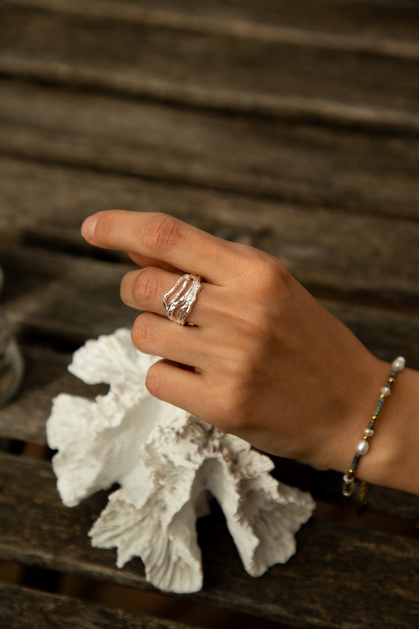 Nettuno Silver Handmade Ring
