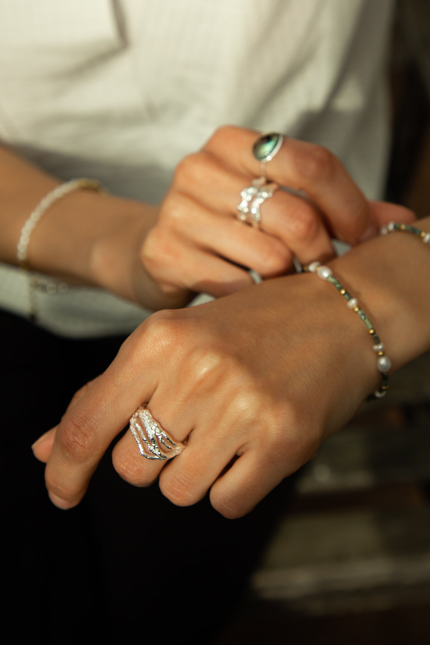 Nettuno Silver Handmade Ring