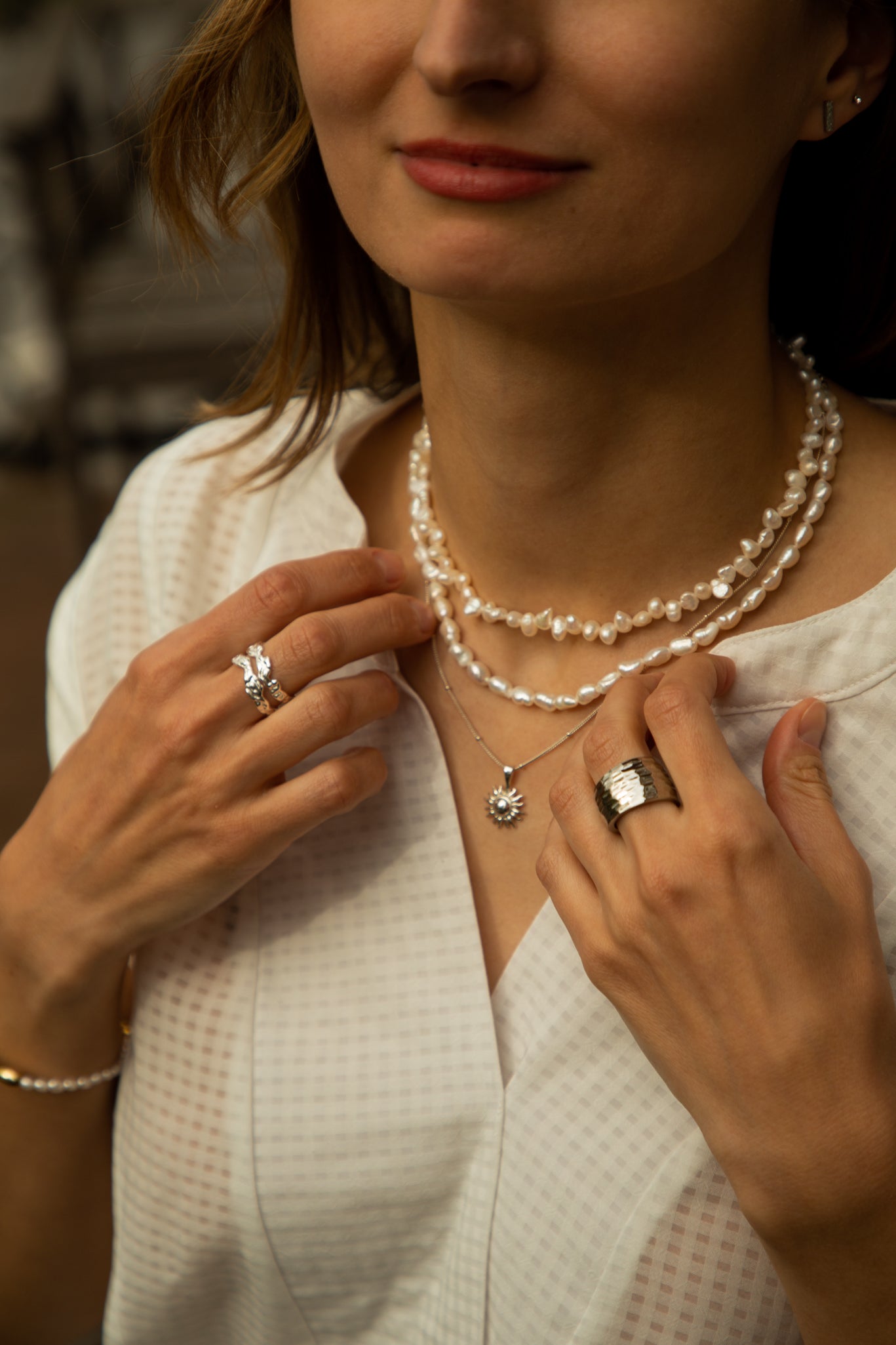 Bonassola Handmade Pearl Necklace