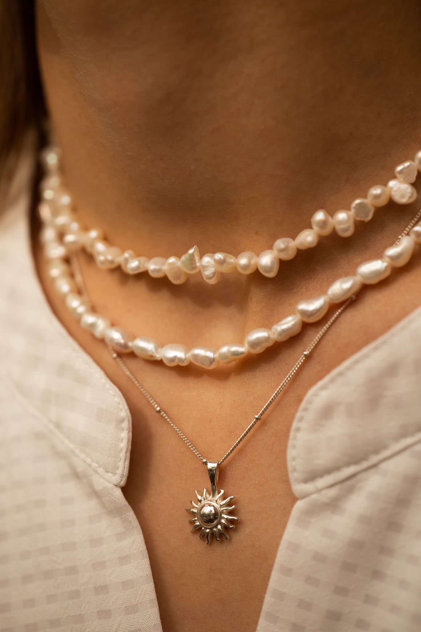 Bonassola Handmade Pearl Necklace