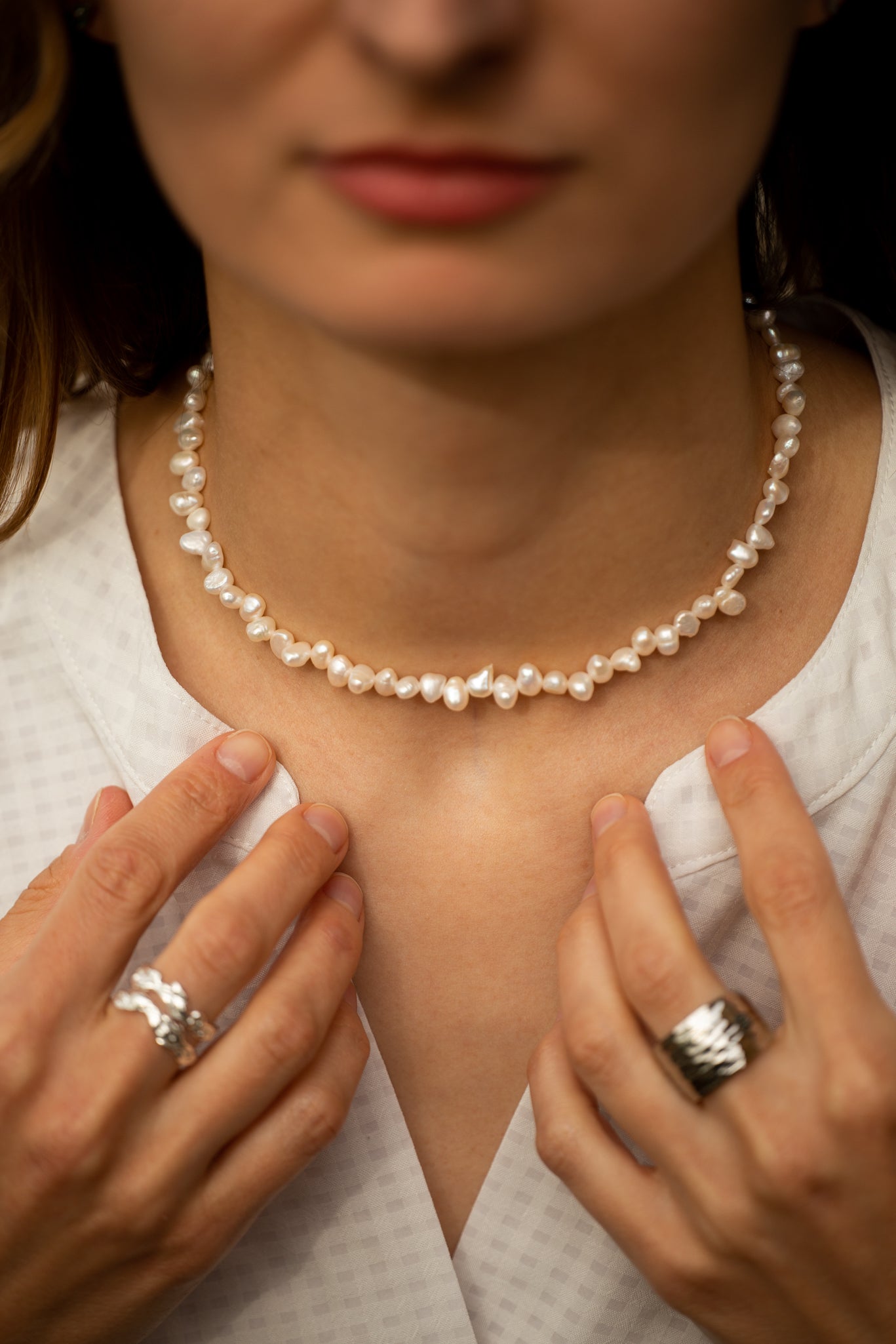 Bonassola Handmade Pearl Necklace