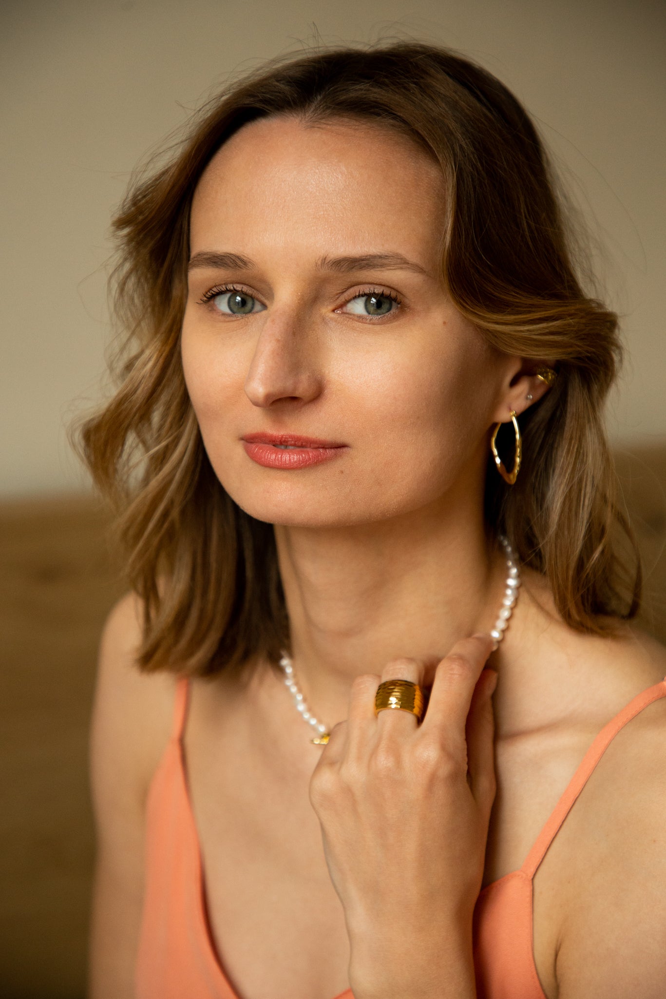 Ardenza Gold Handmade Earrings