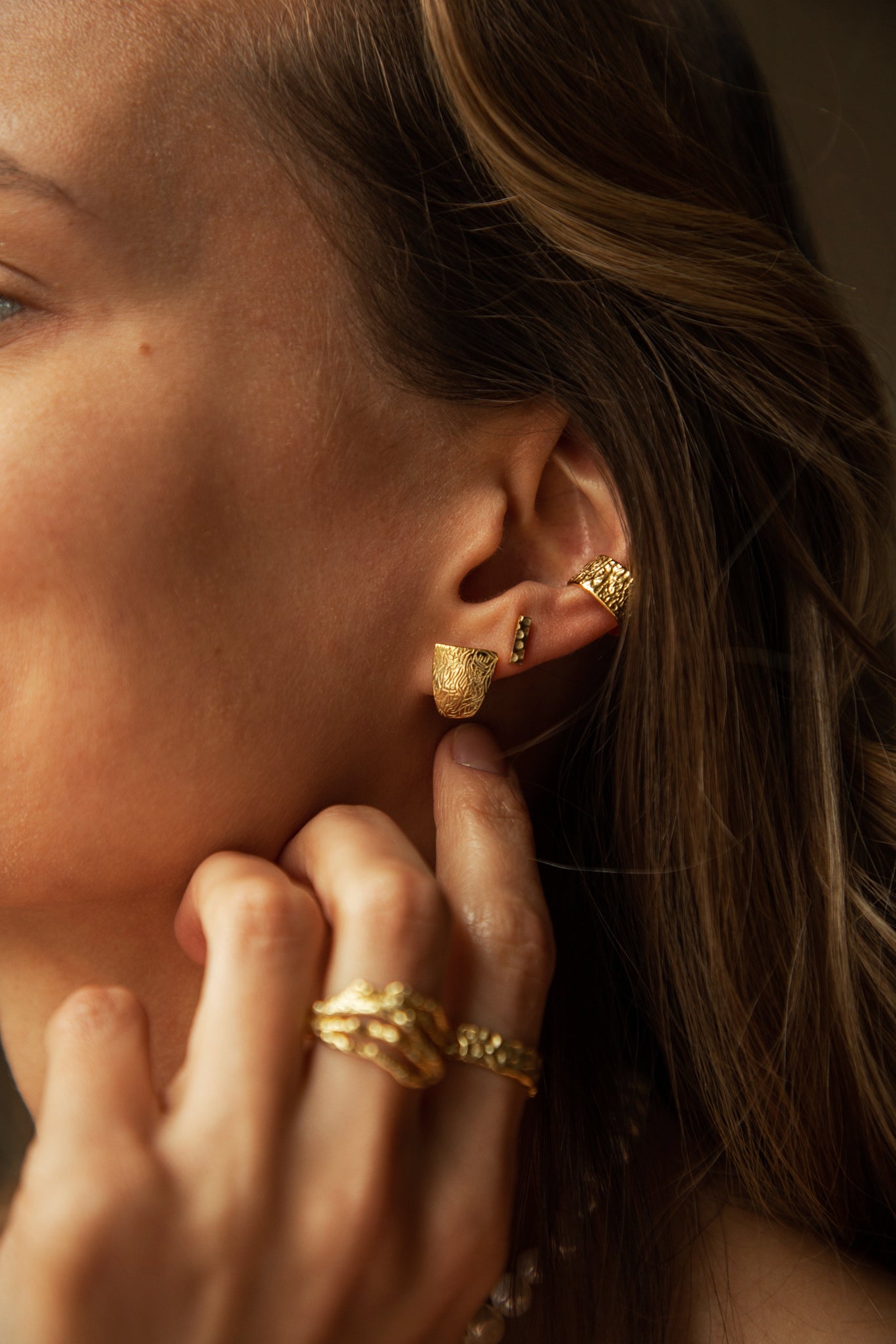 Gaeta 18K Handmade Earrings