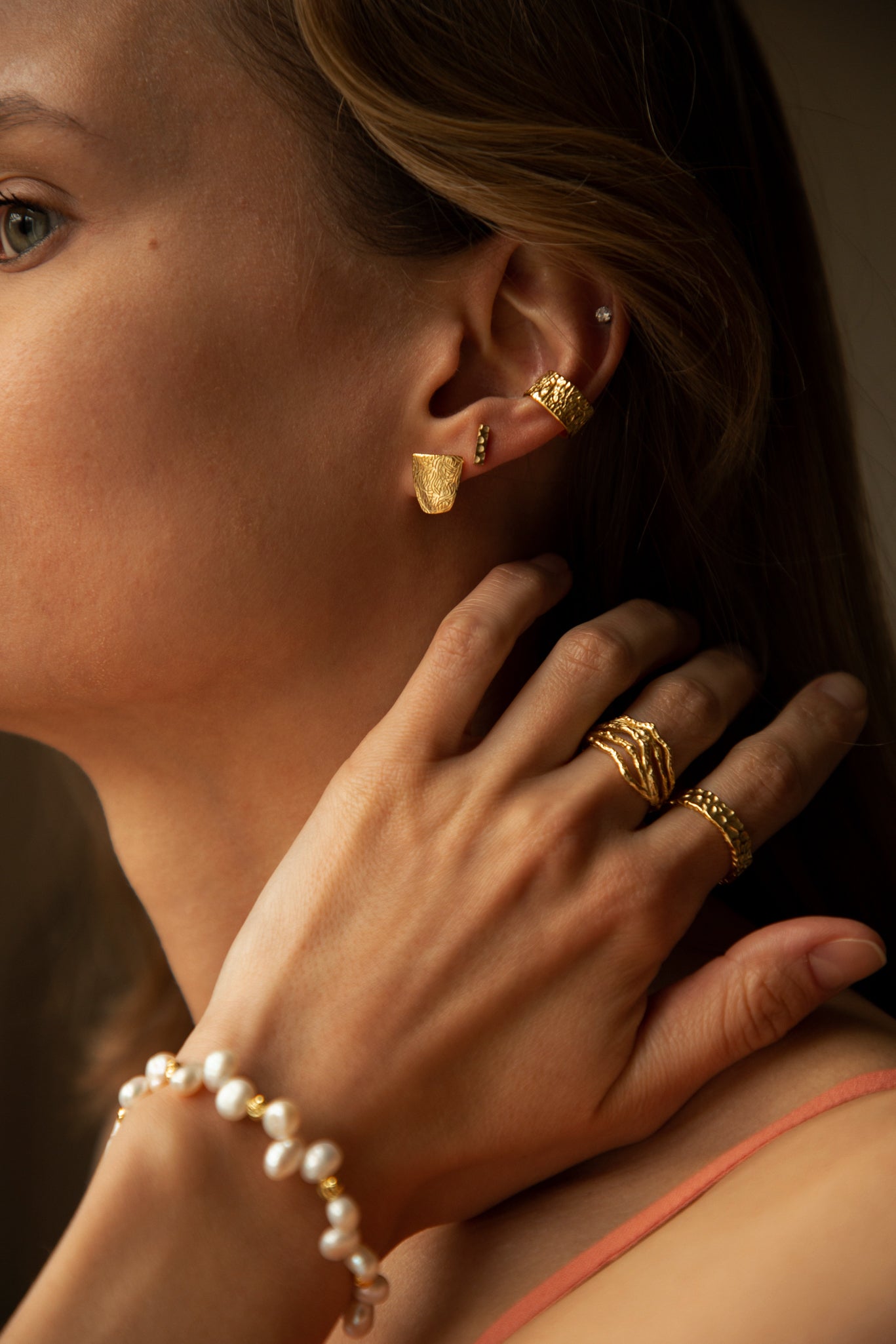 Gaeta 18K Handmade Earrings