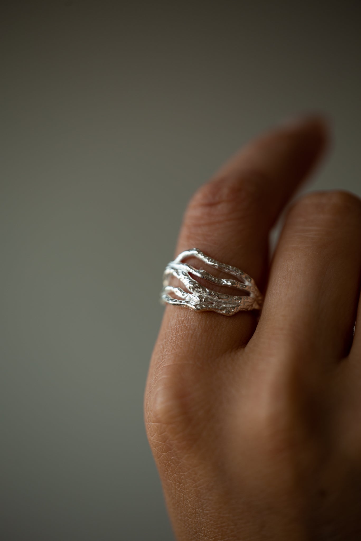 Nettuno Silver Handmade Ring