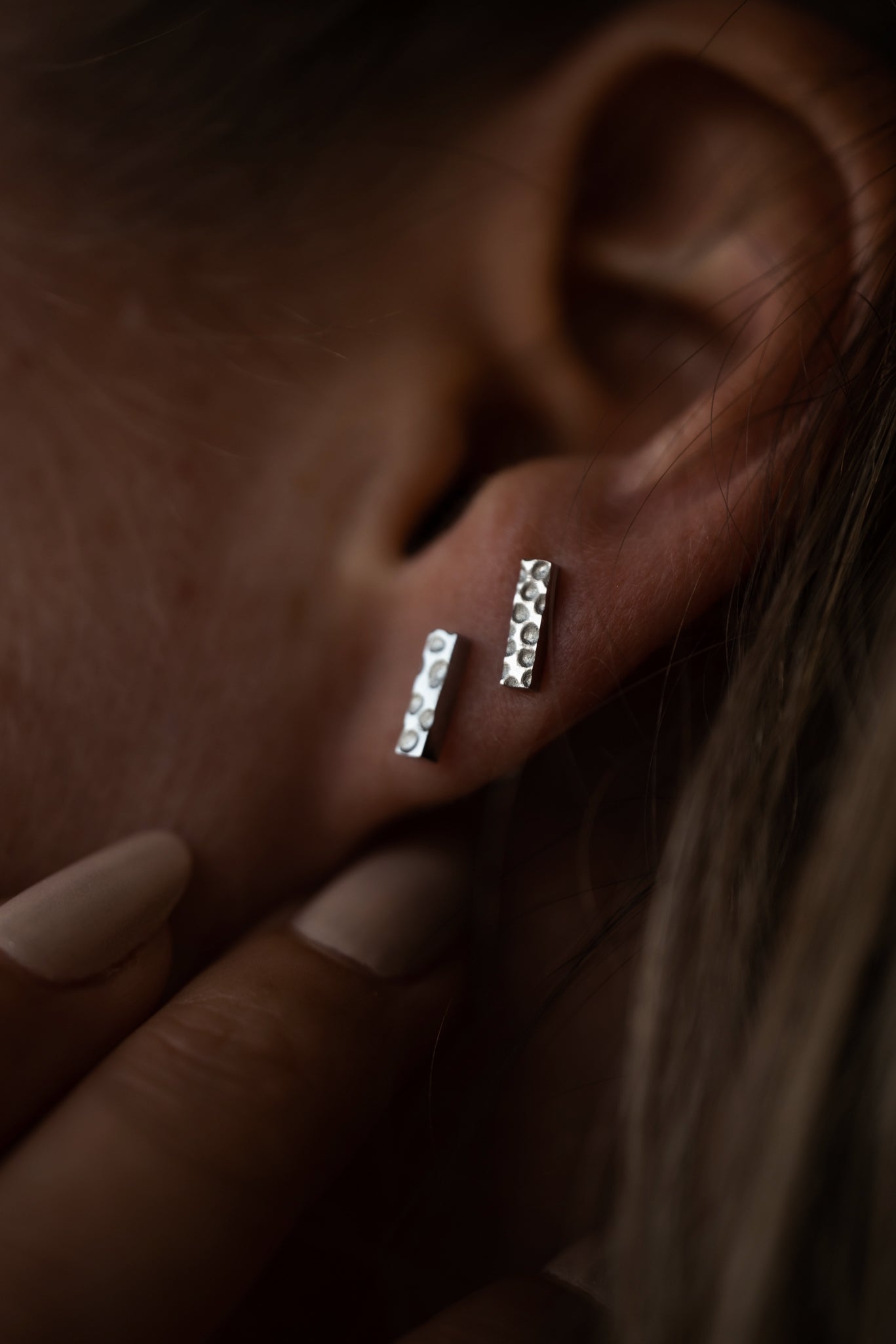 Vesima Silver Handmade Studs