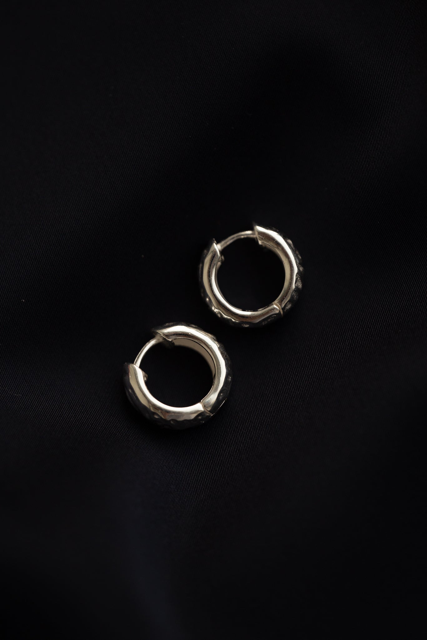 Recco Silver Handmade Huggies