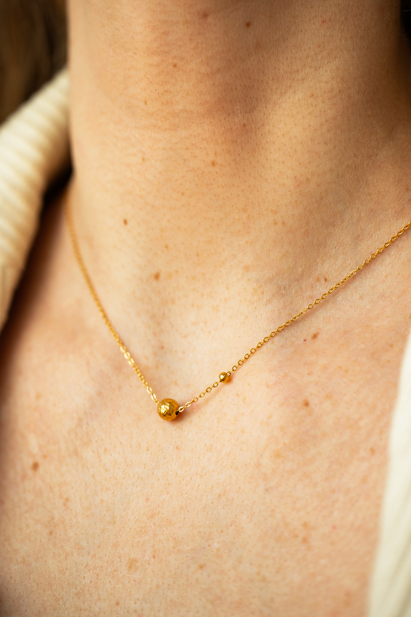 Saturn 14K Handmade Necklace
