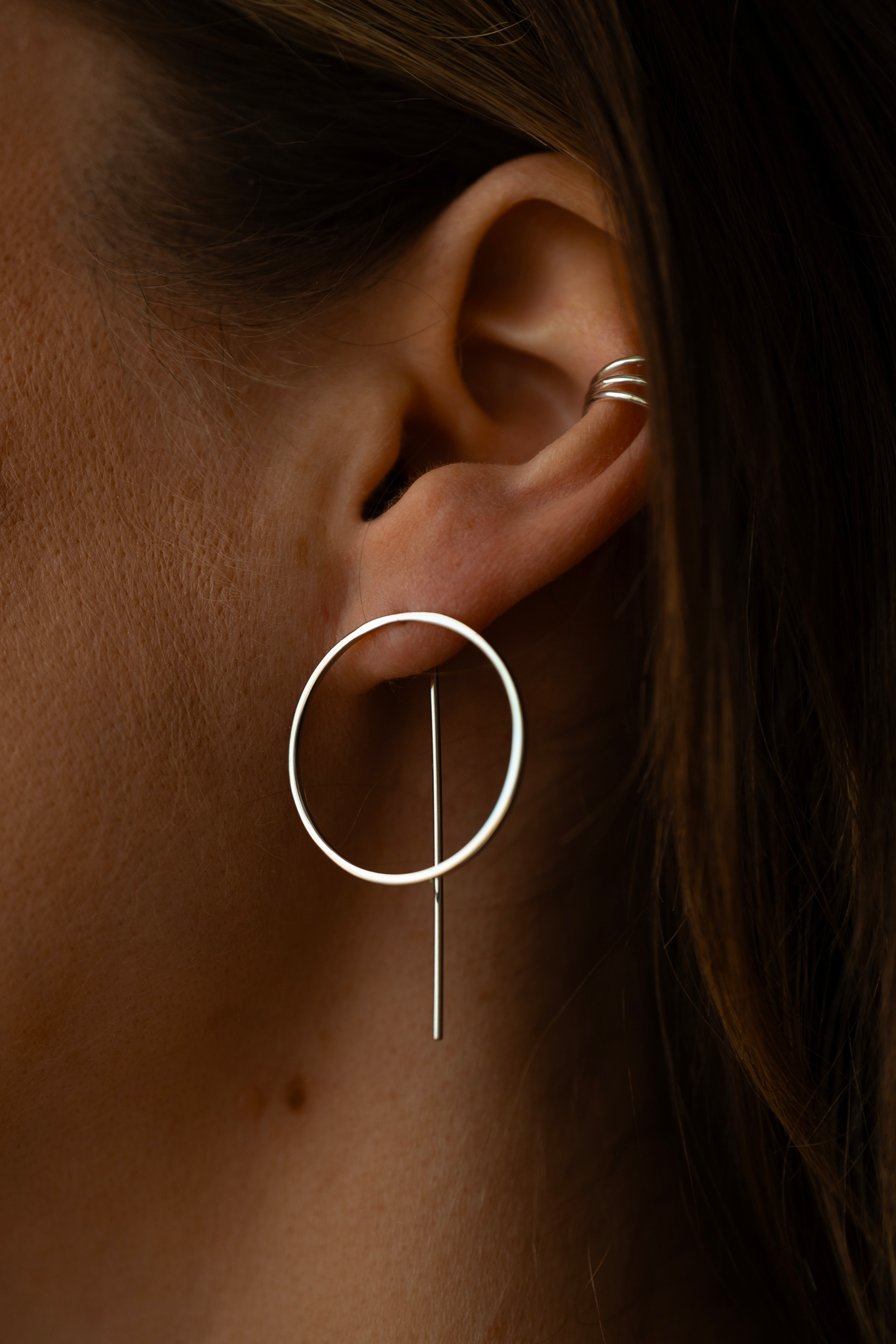 Orbit Silver Earrings