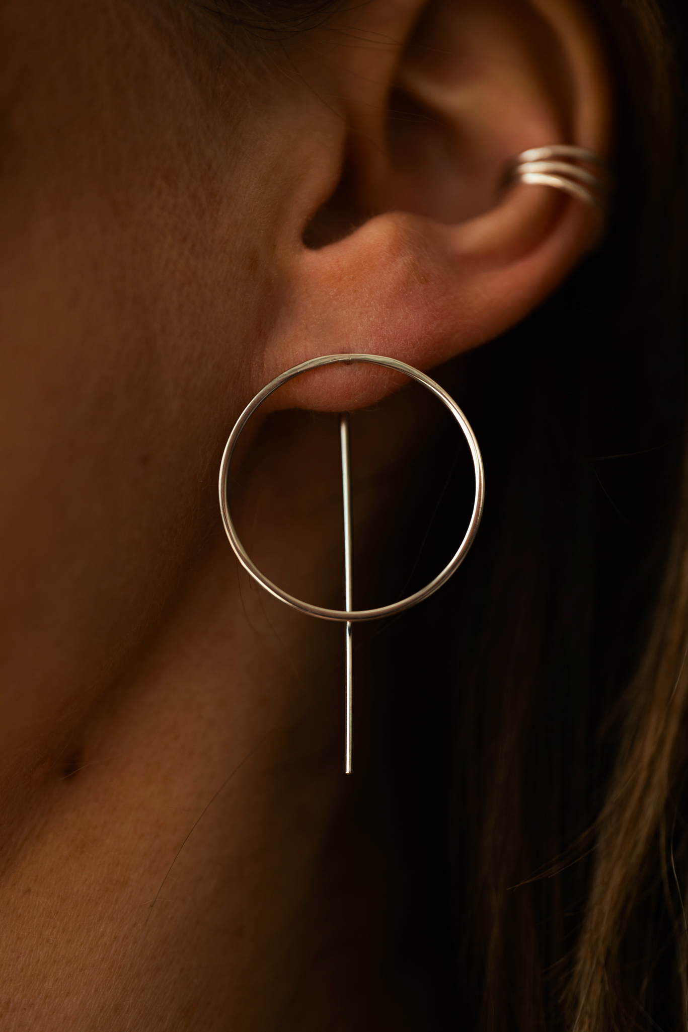 Orbit Silver Earrings