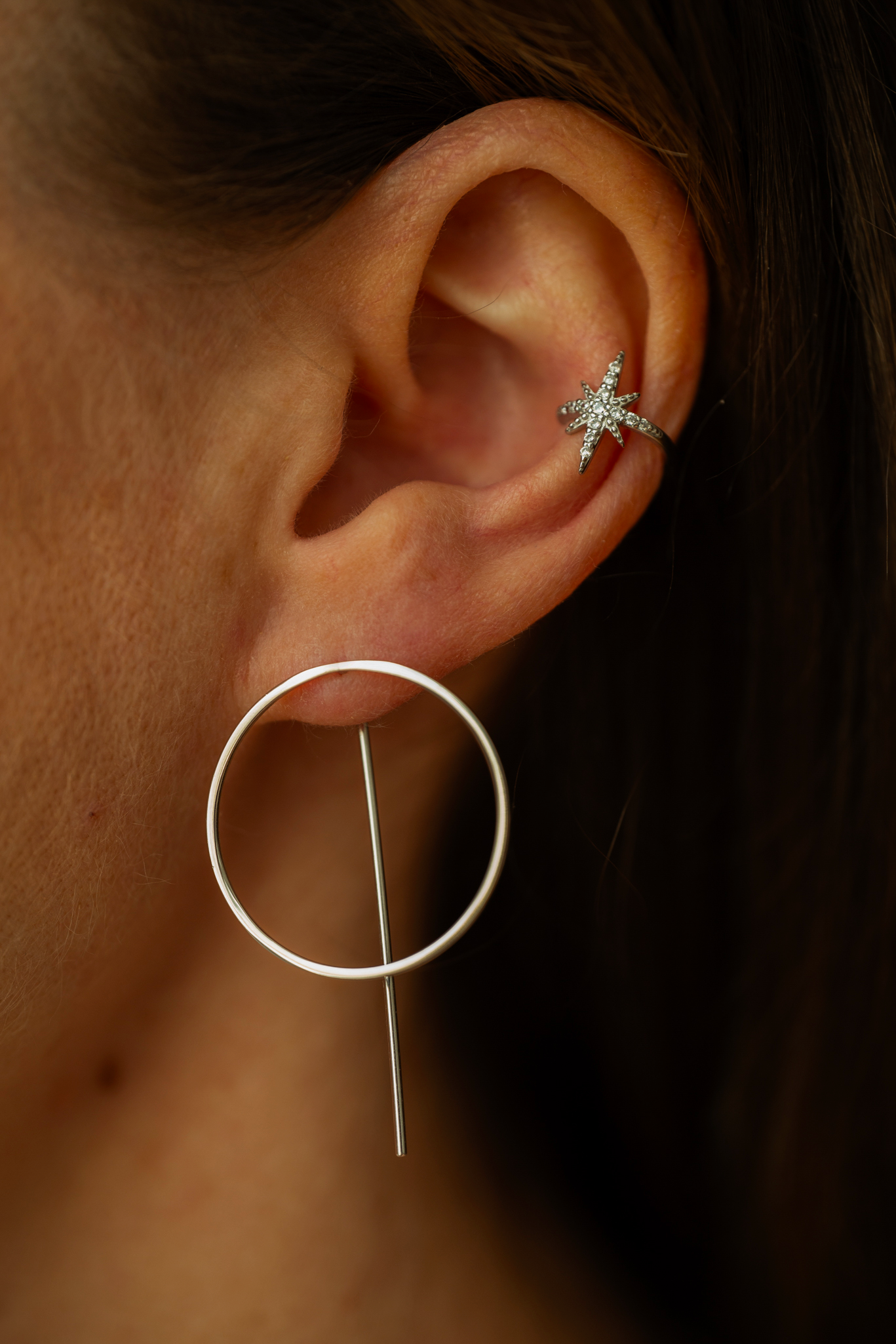 Orbit Silver Earrings
