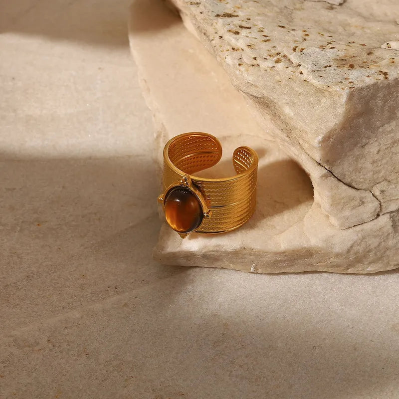 Audrey Tiger Eye Ring