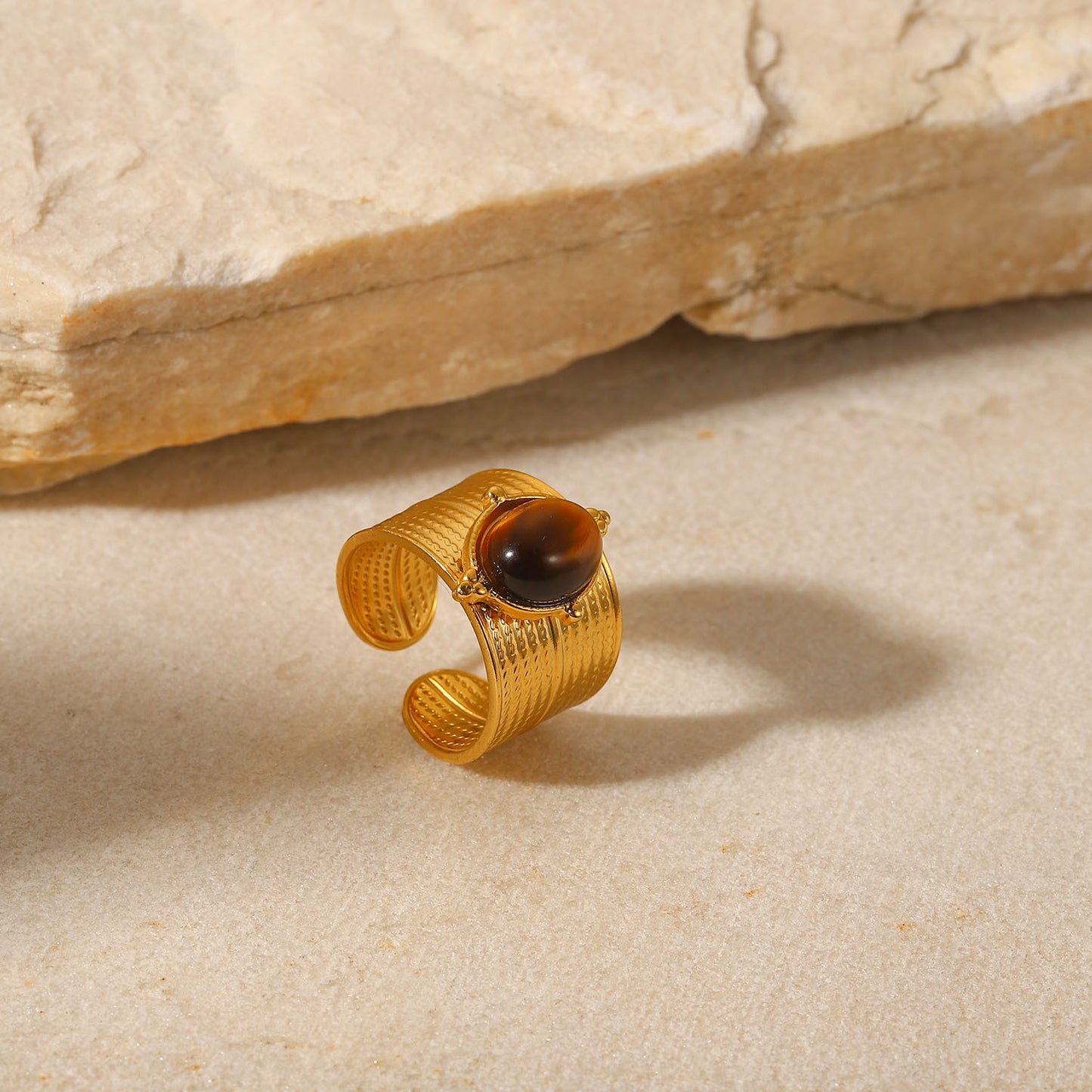 Audrey Tiger Eye Ring