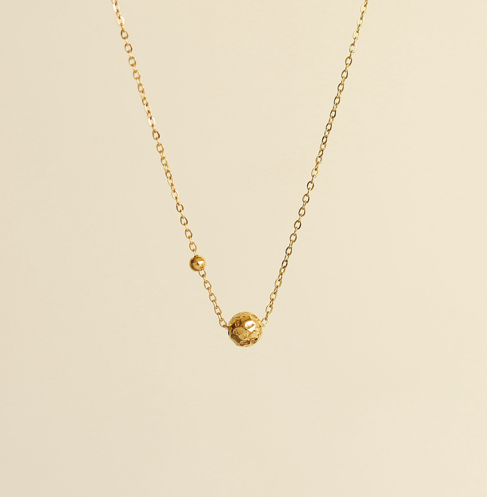 Saturn 14K Handmade Necklace