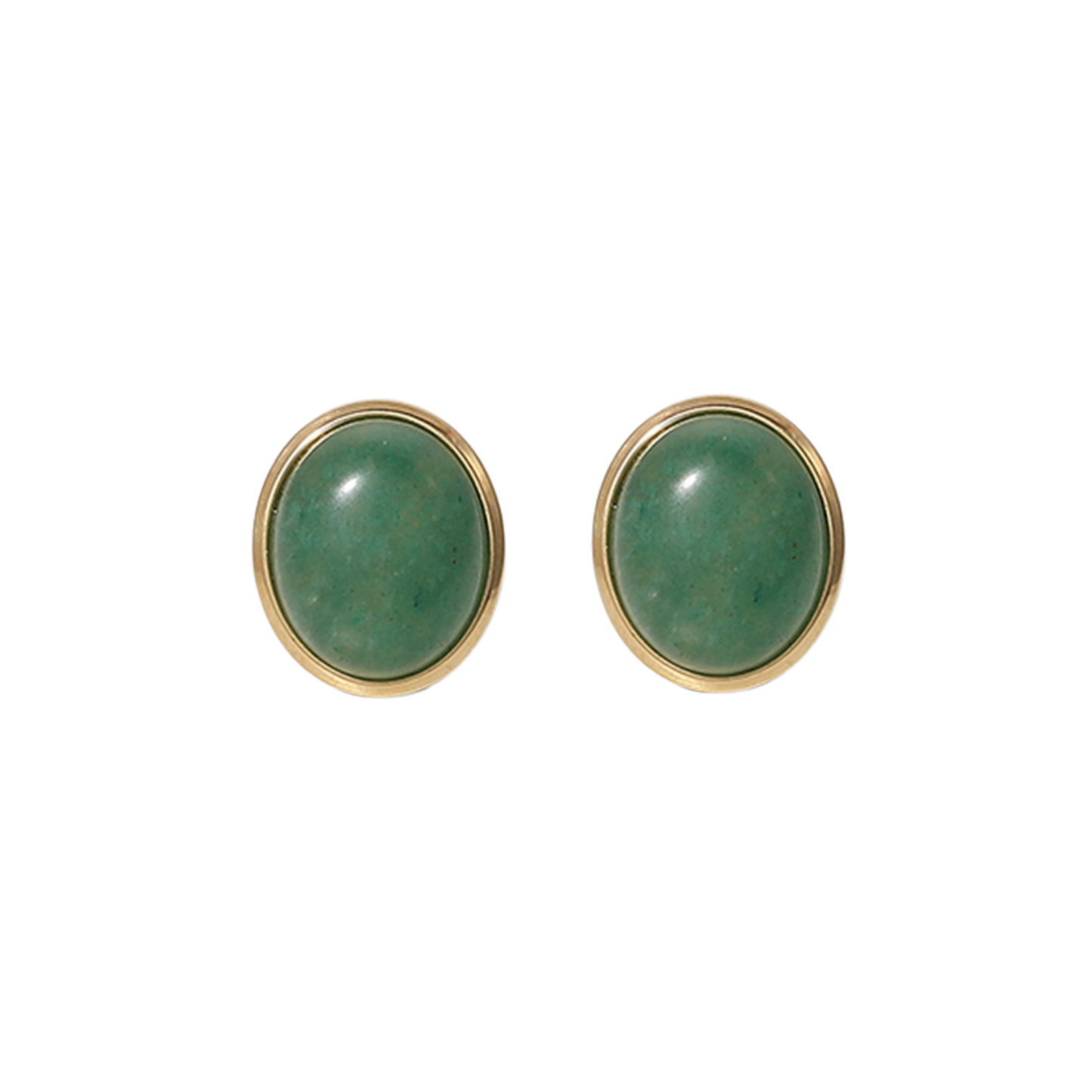 Ava Green Aventurine Earrings