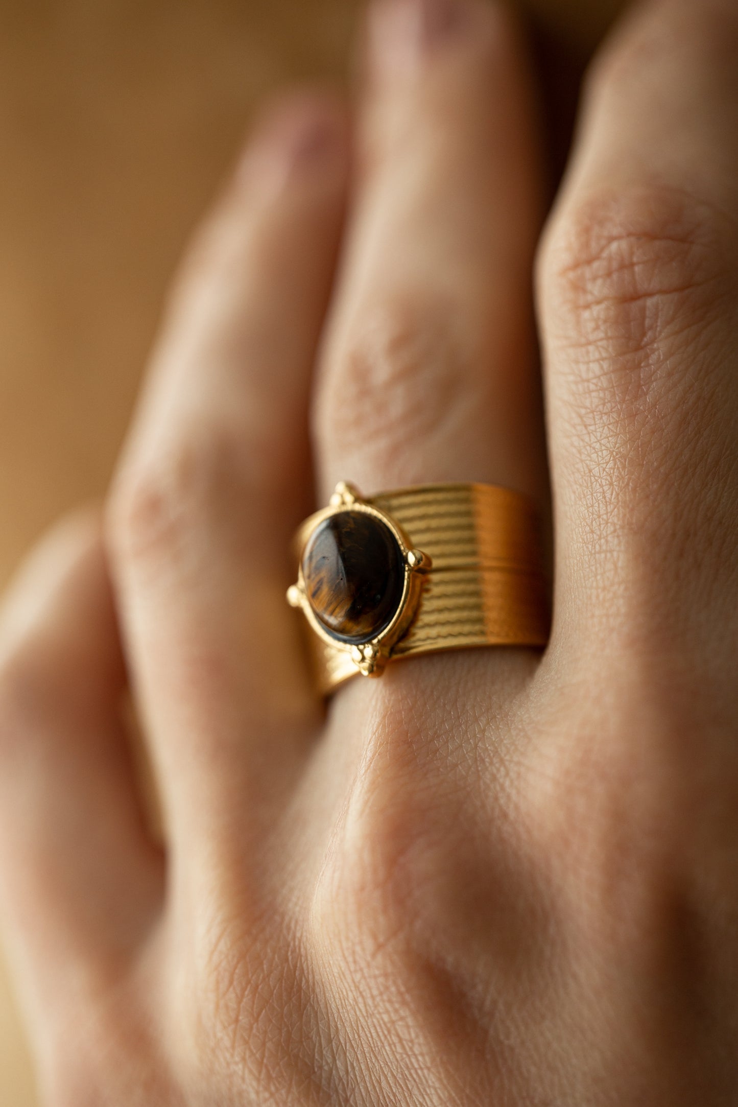 Audrey Tiger Eye Ring
