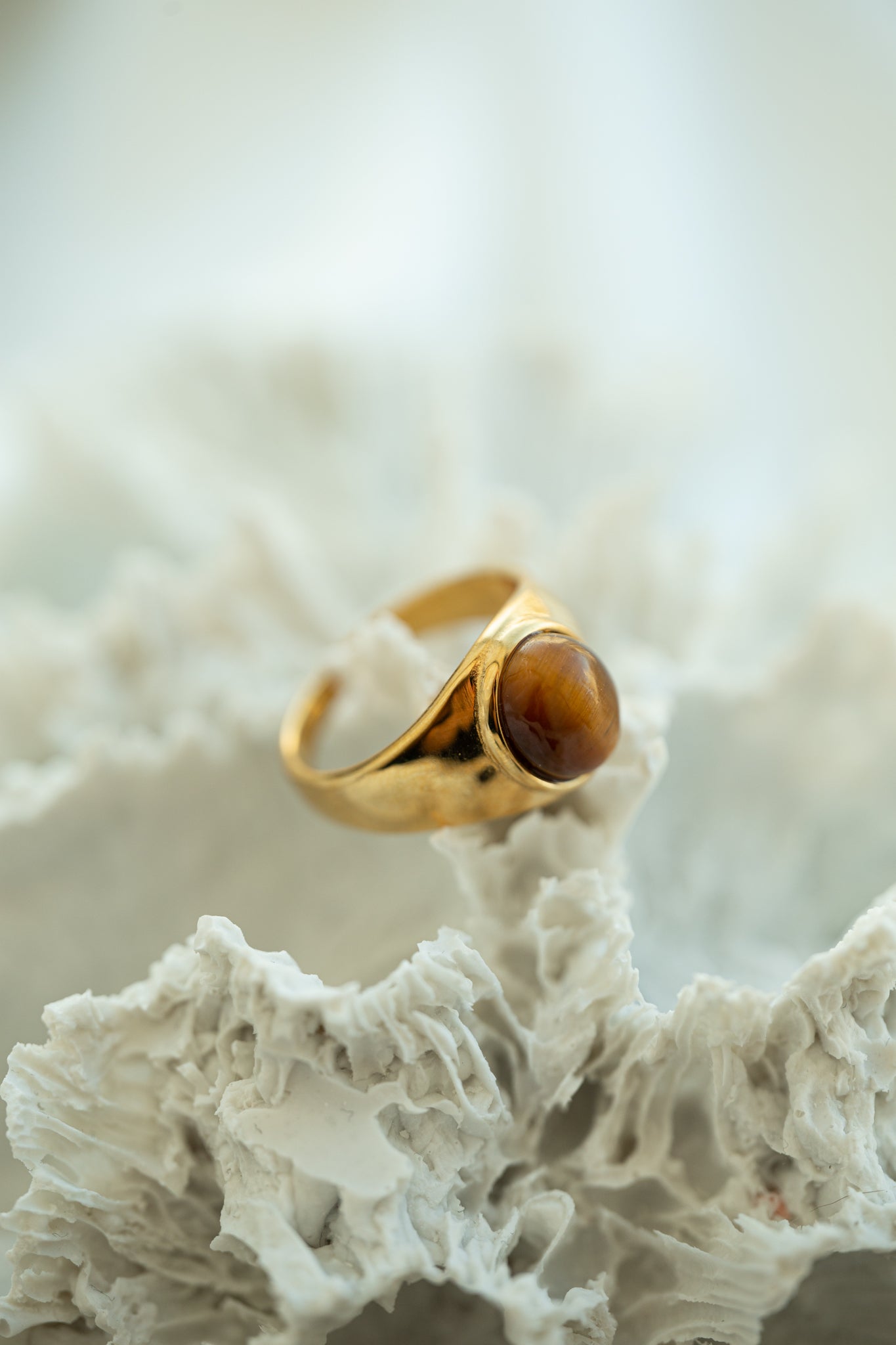 Milene 18K Tiger Eye Ring