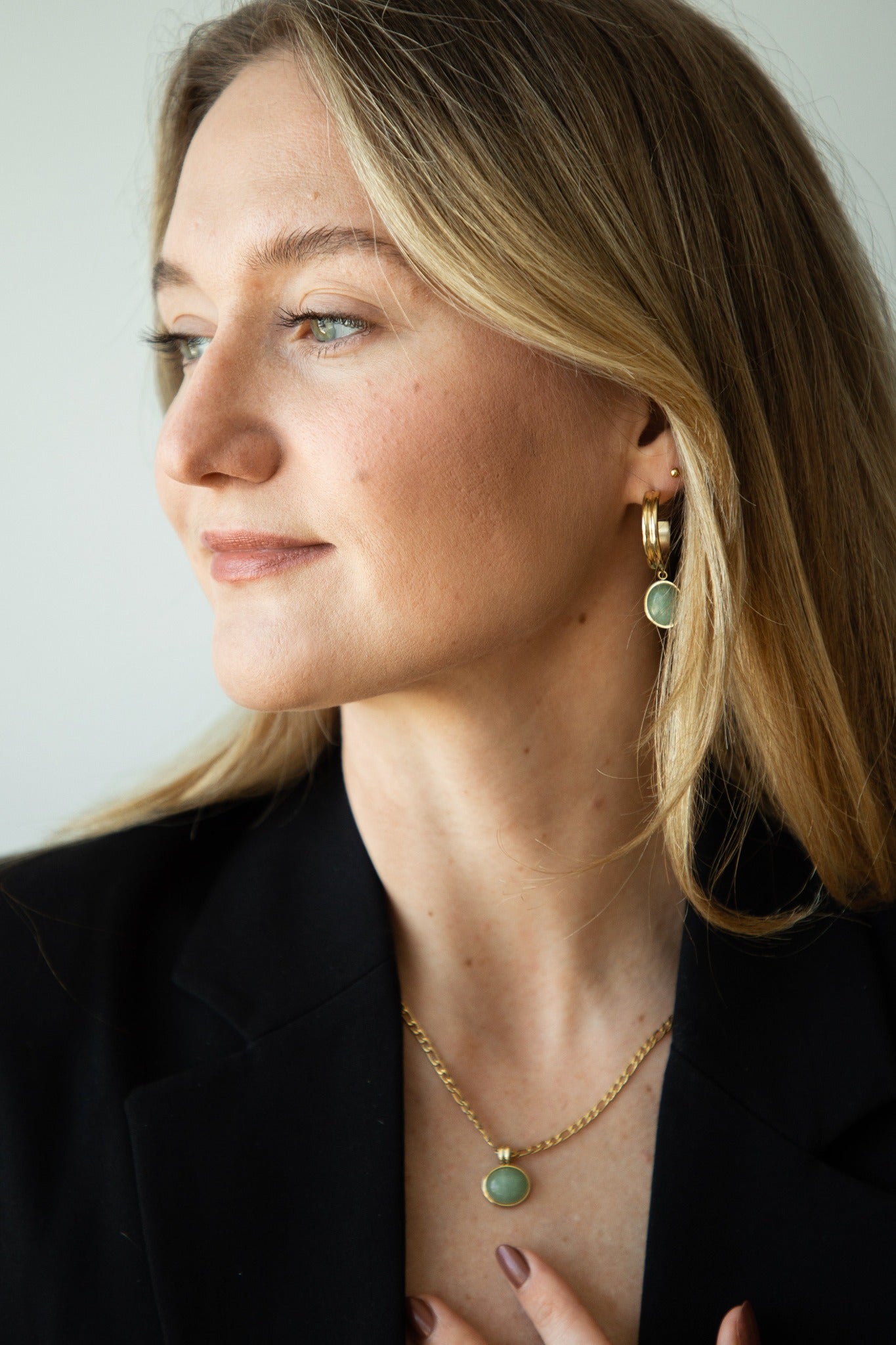 Sandra Aventurine Earrings