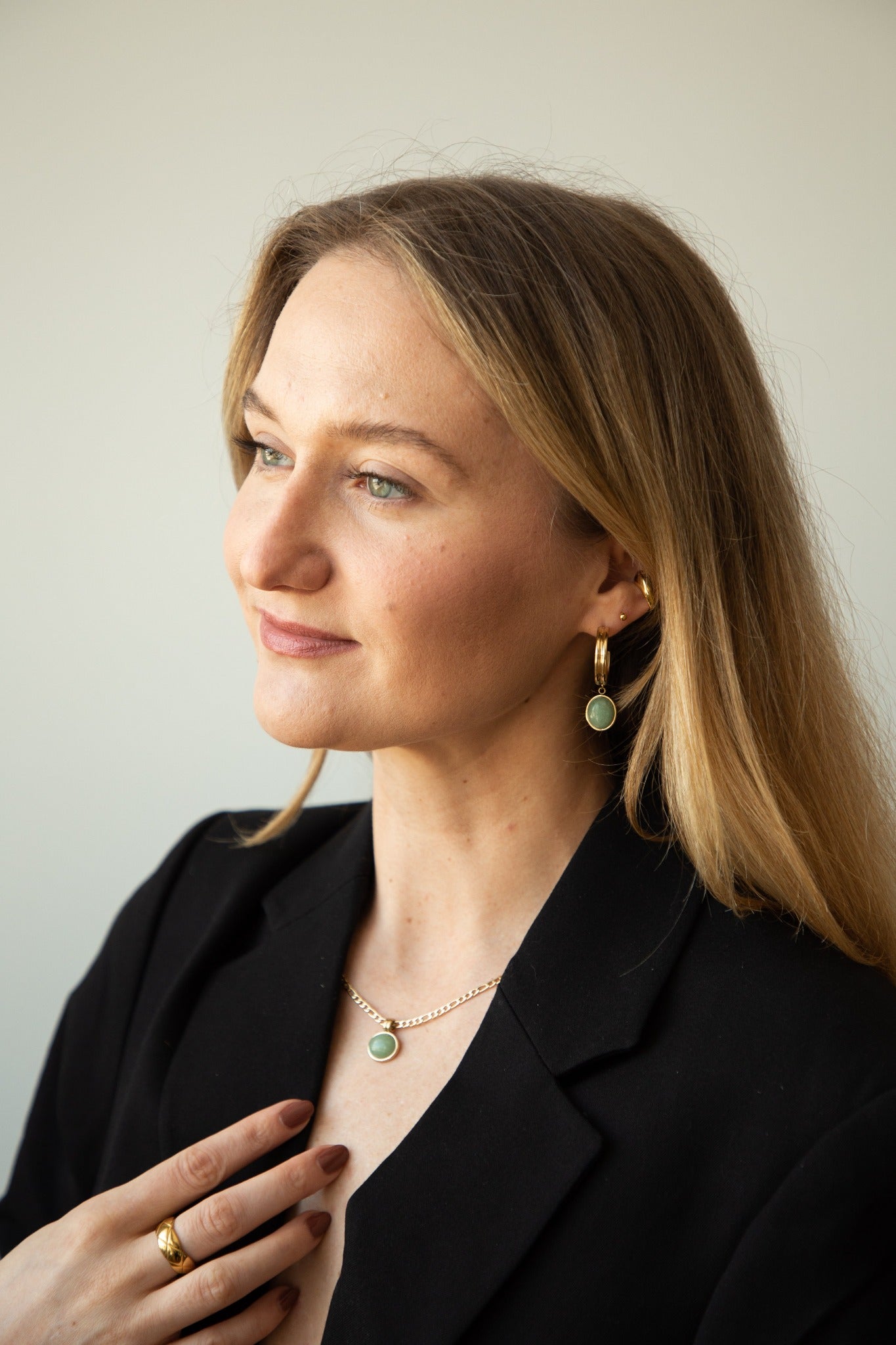 Sandra Aventurine Earrings
