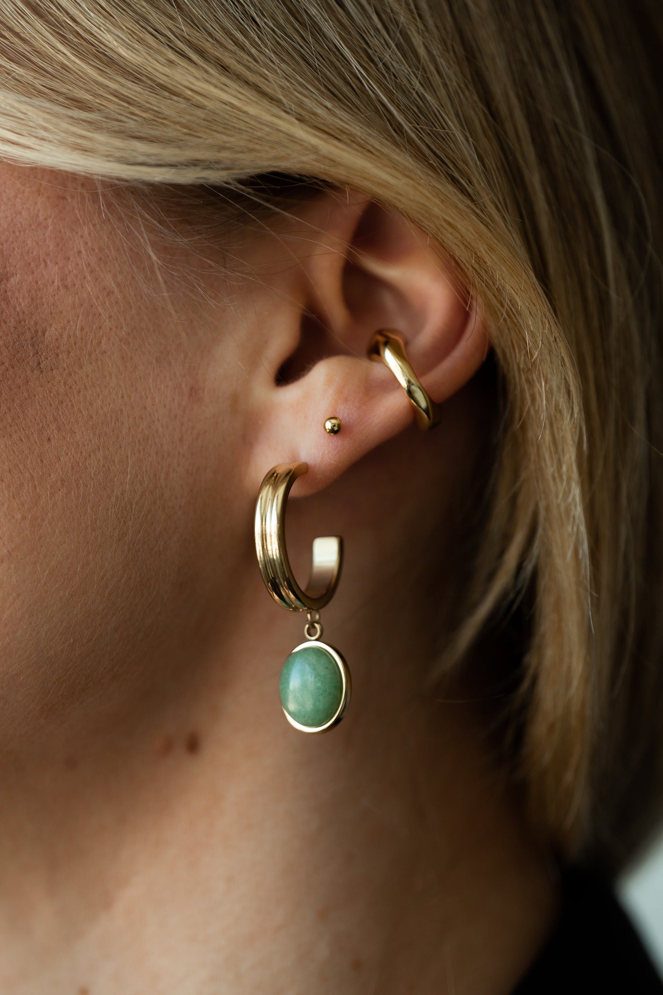 Sandra Aventurine Earrings