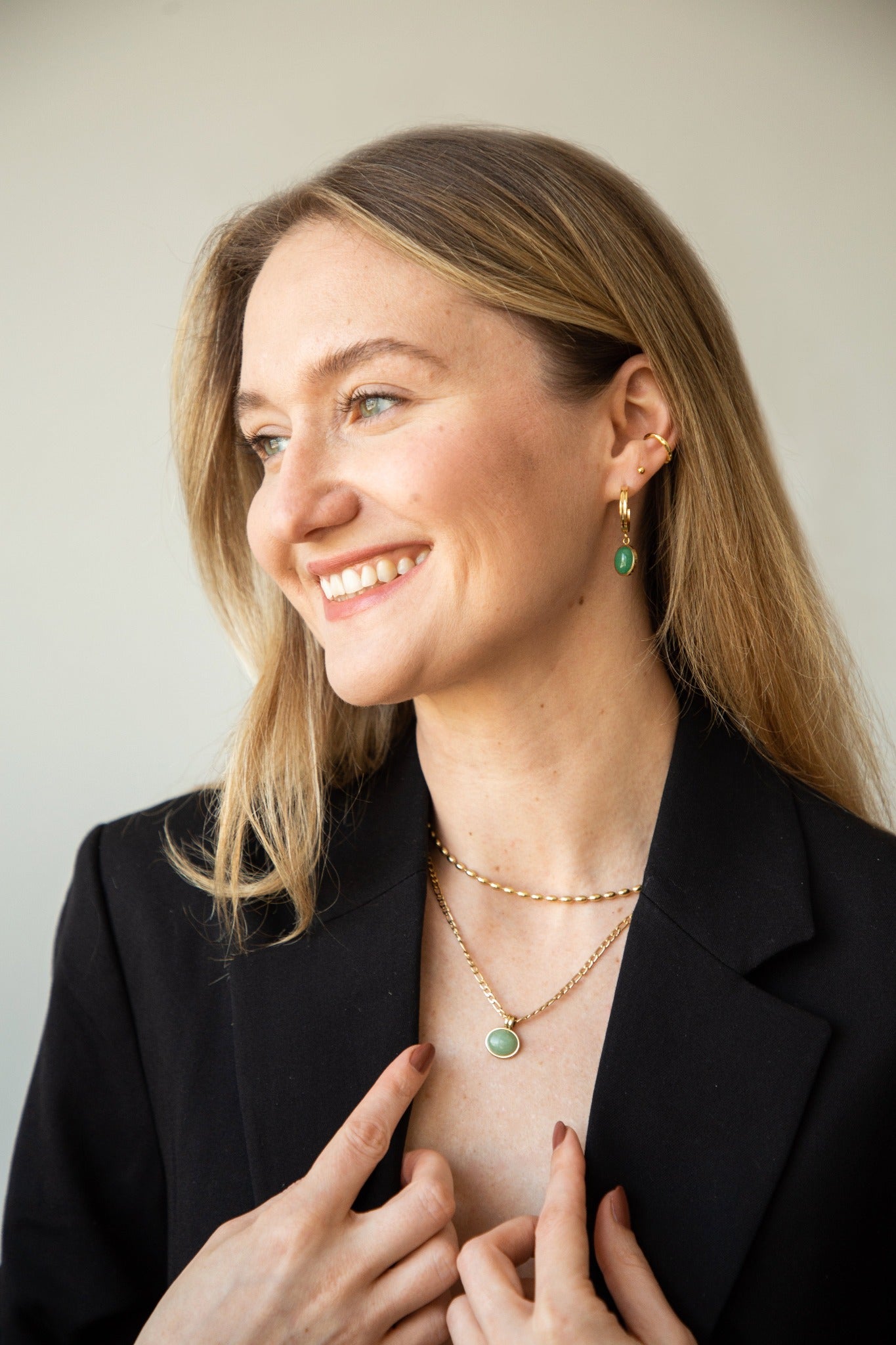 Agnes Aventurine Pendant Necklace