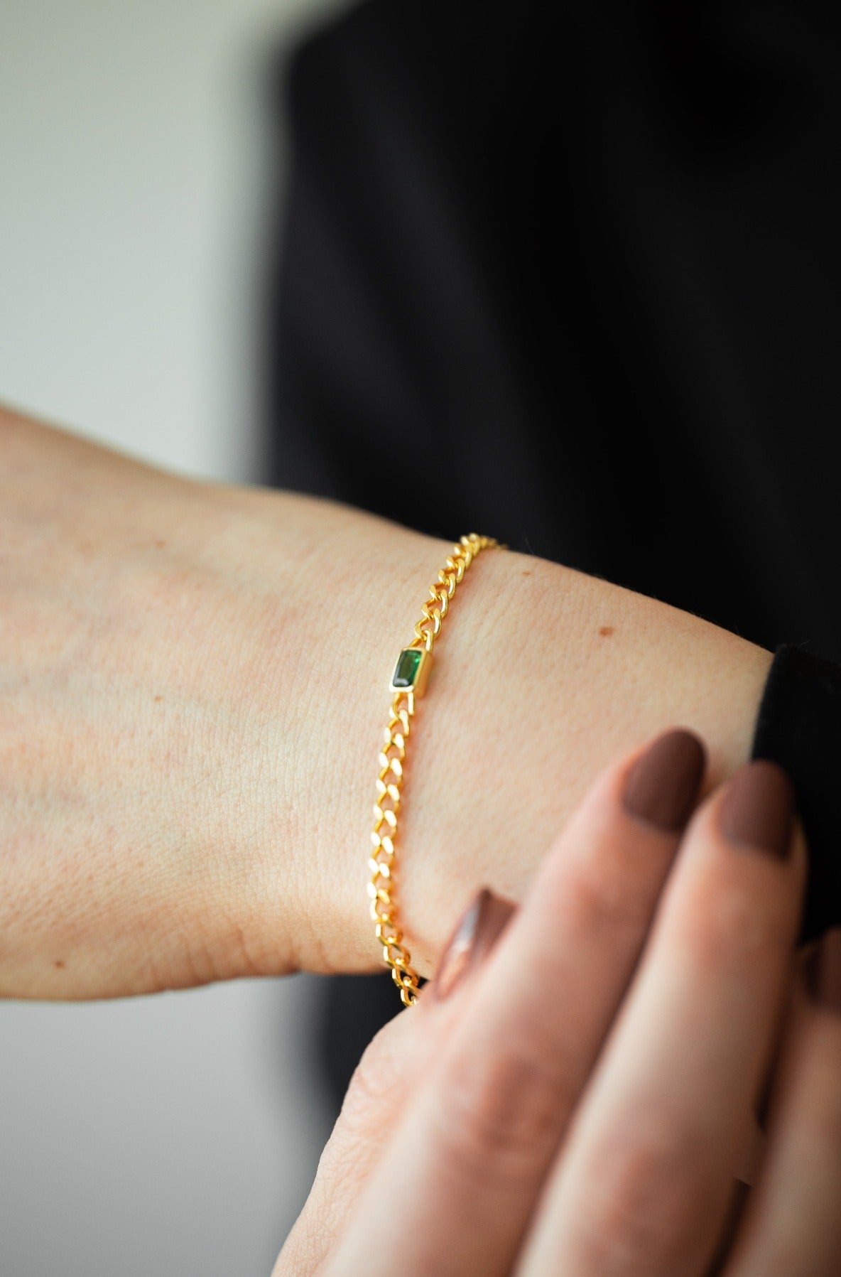 Emery Green Emerald Bracelet