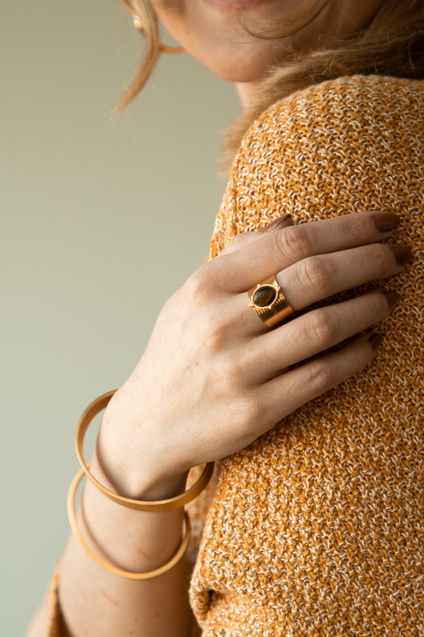 Audrey Tiger Eye Ring