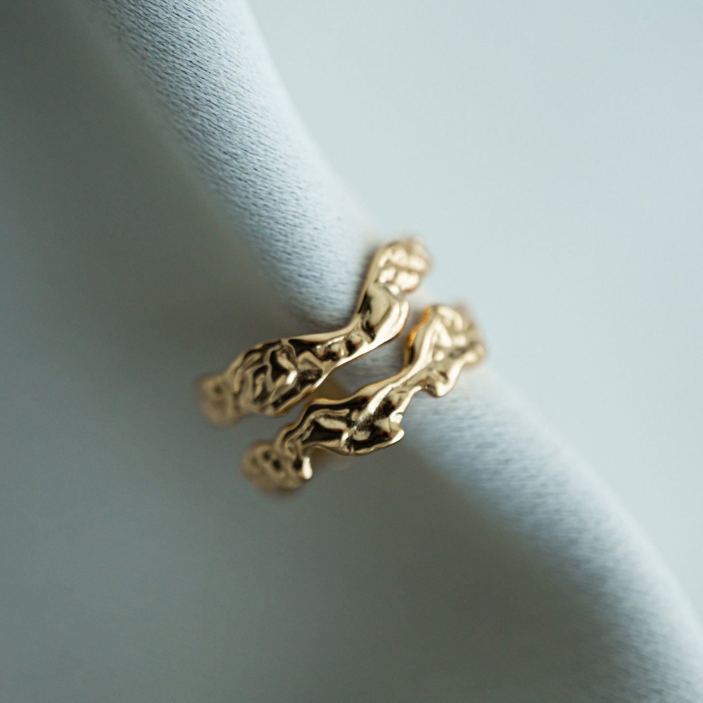 Gemini 18K Gold Handmade Ring