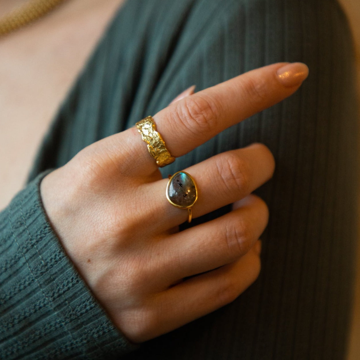 Aurore 18K Gold Handmade Ring