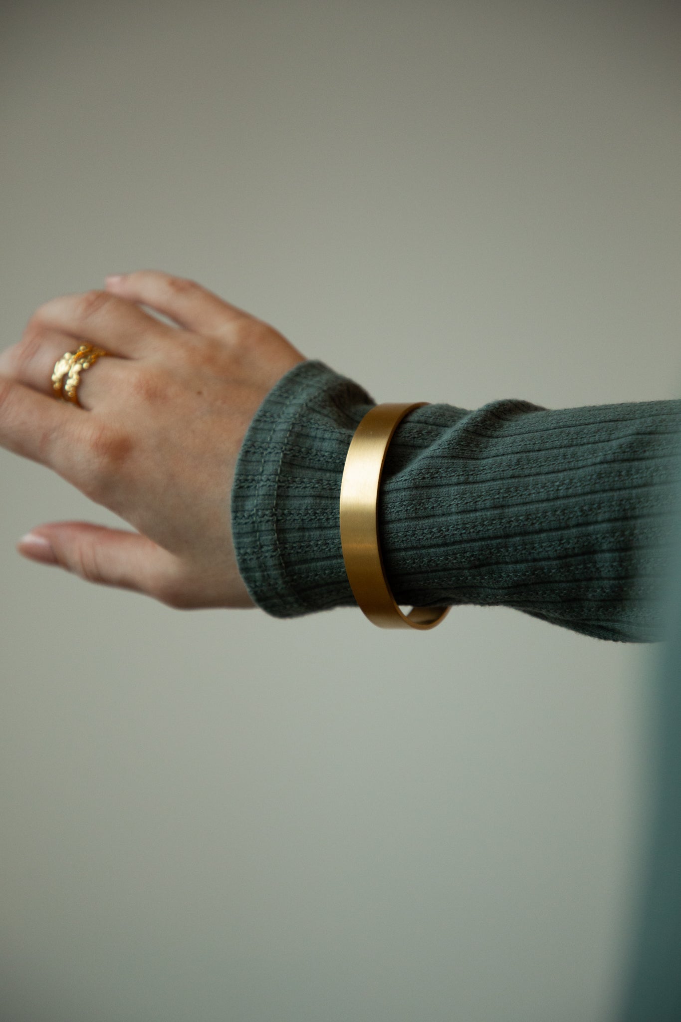 Corey Gold Cuff Handmade Bracelet