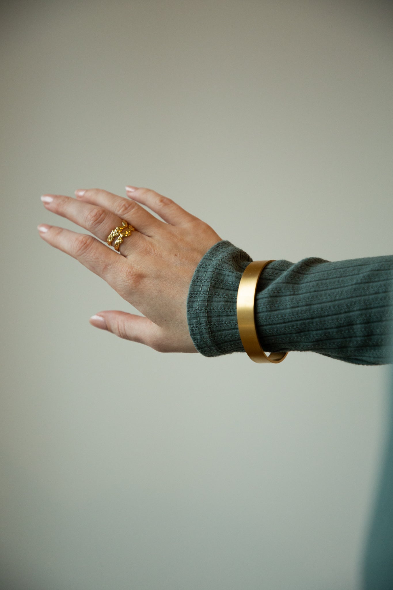 Corey Gold Cuff Handmade Bracelet