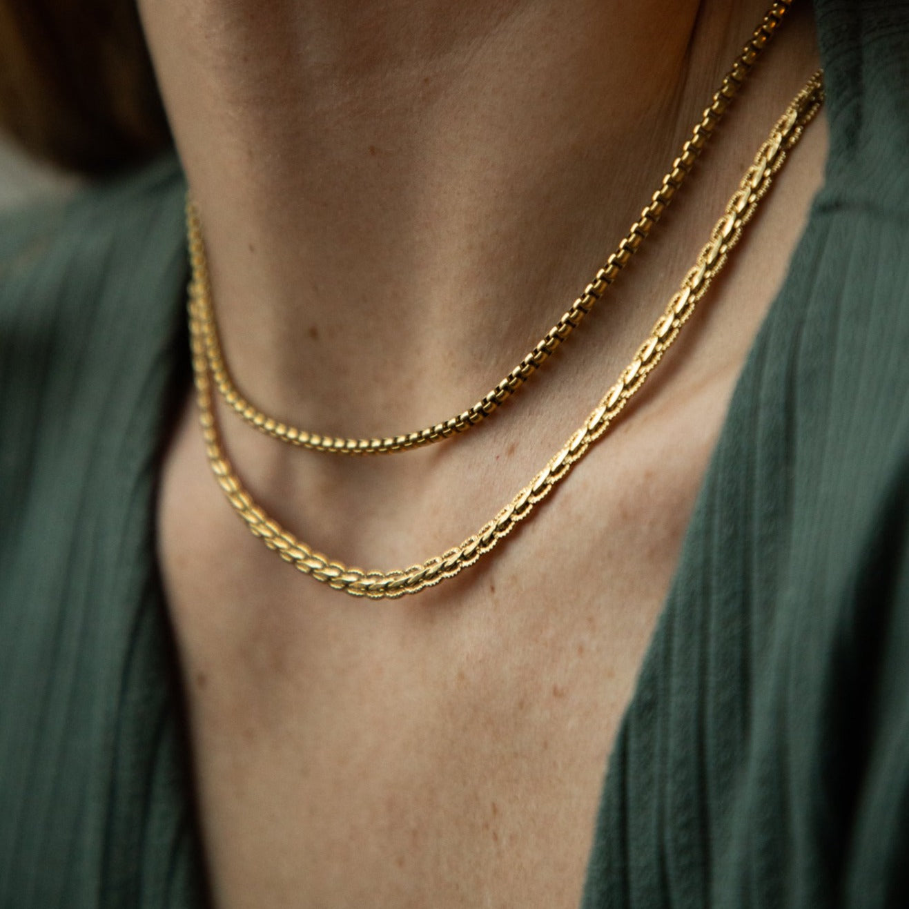 Hazel 18K Gold Necklace
