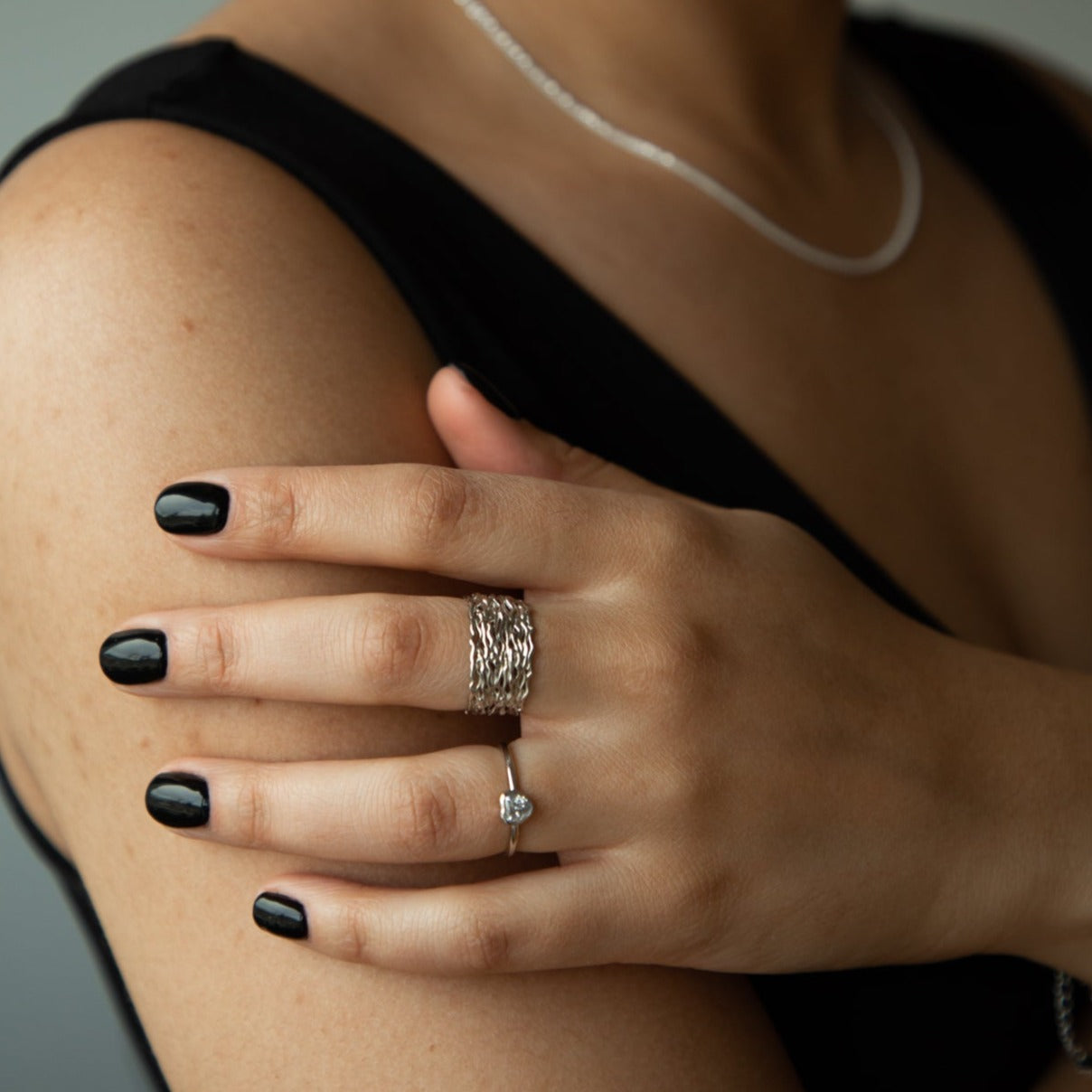 Seleste Silver Handmade Ring