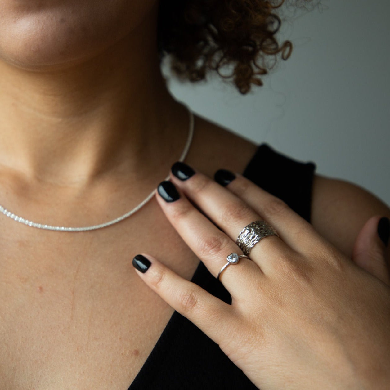 Seleste Silver Handmade Ring