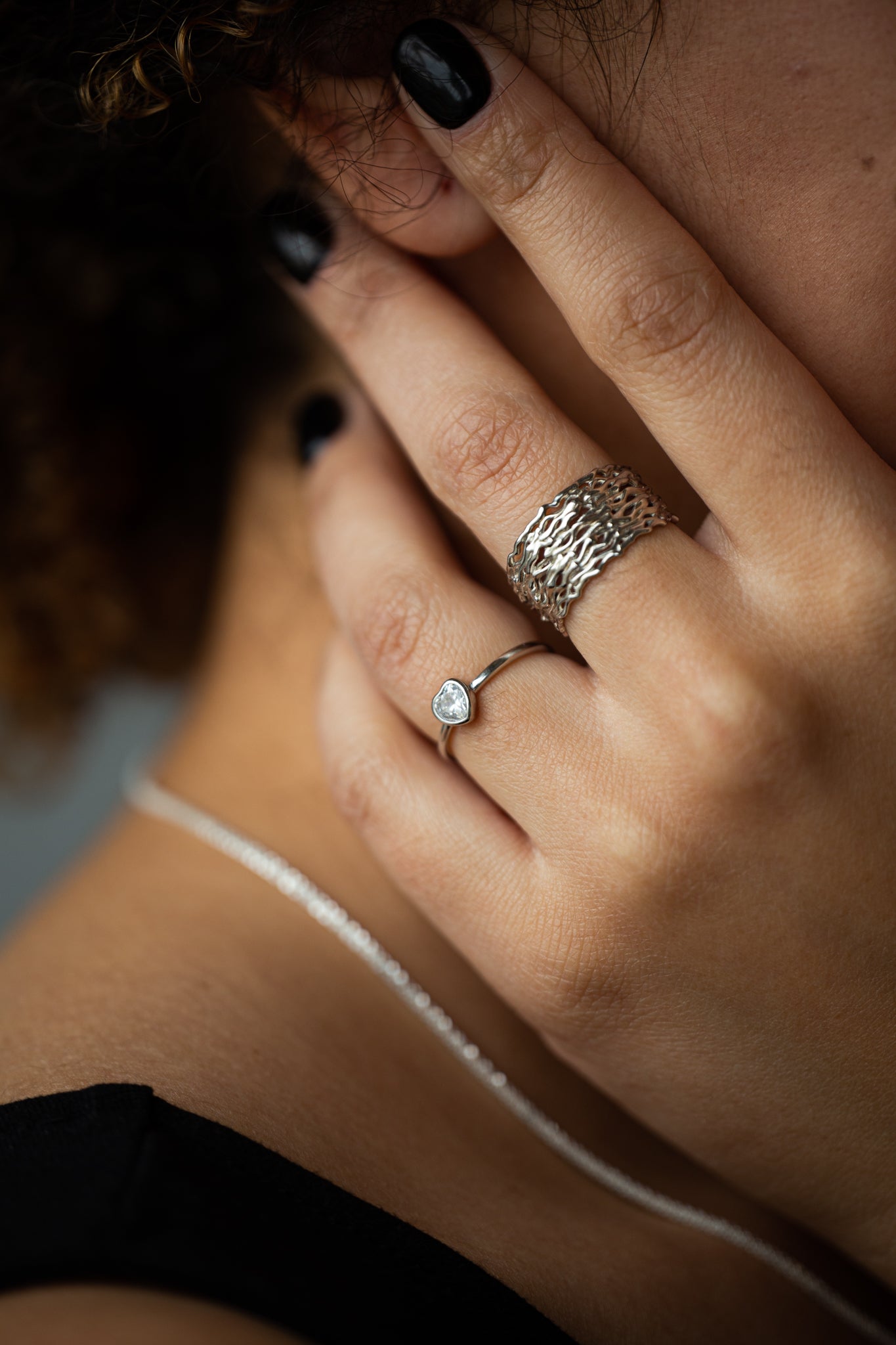 Seleste Silver Handmade Ring