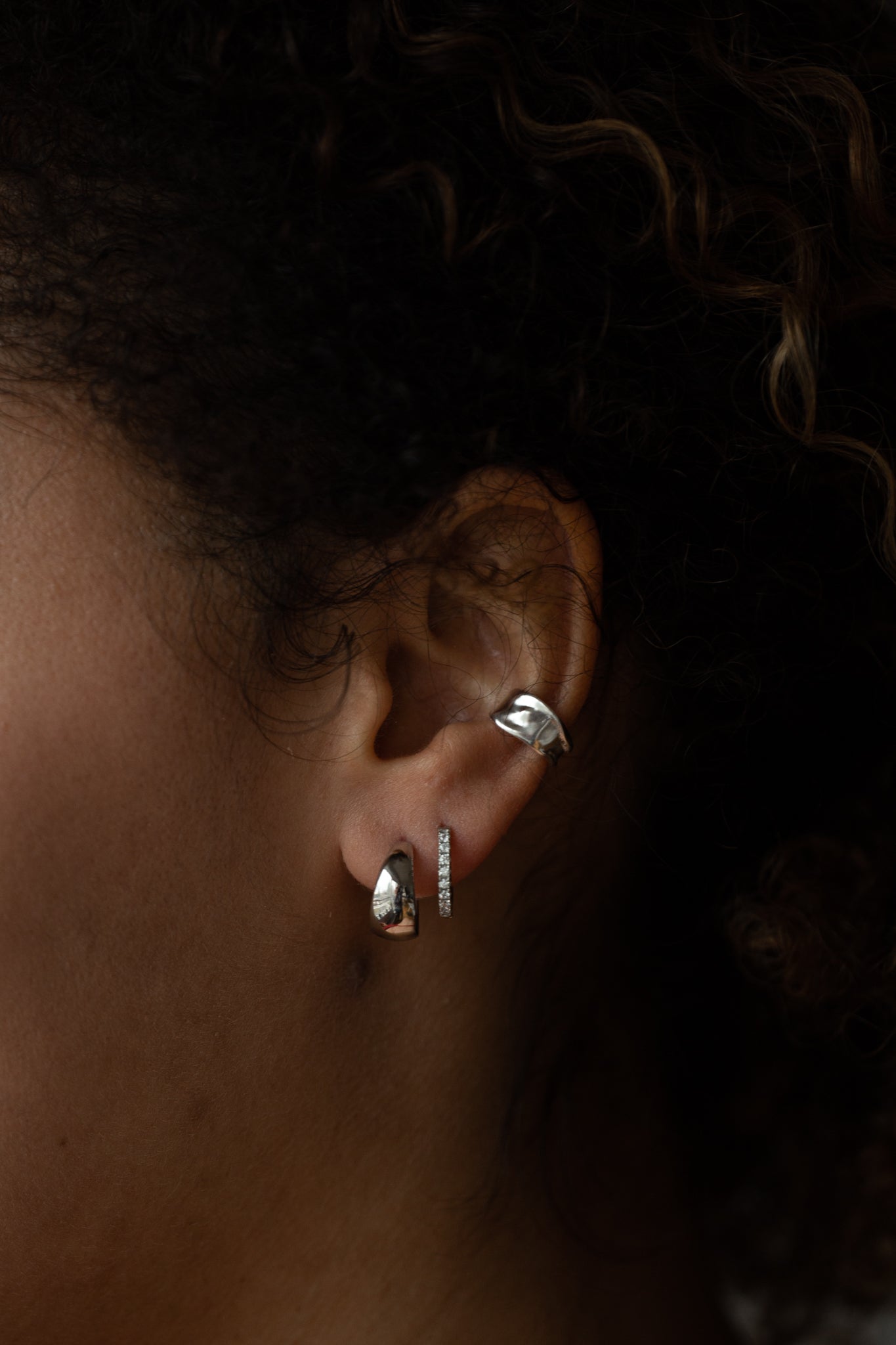 Ivy Silver Handmade Ear Cuff