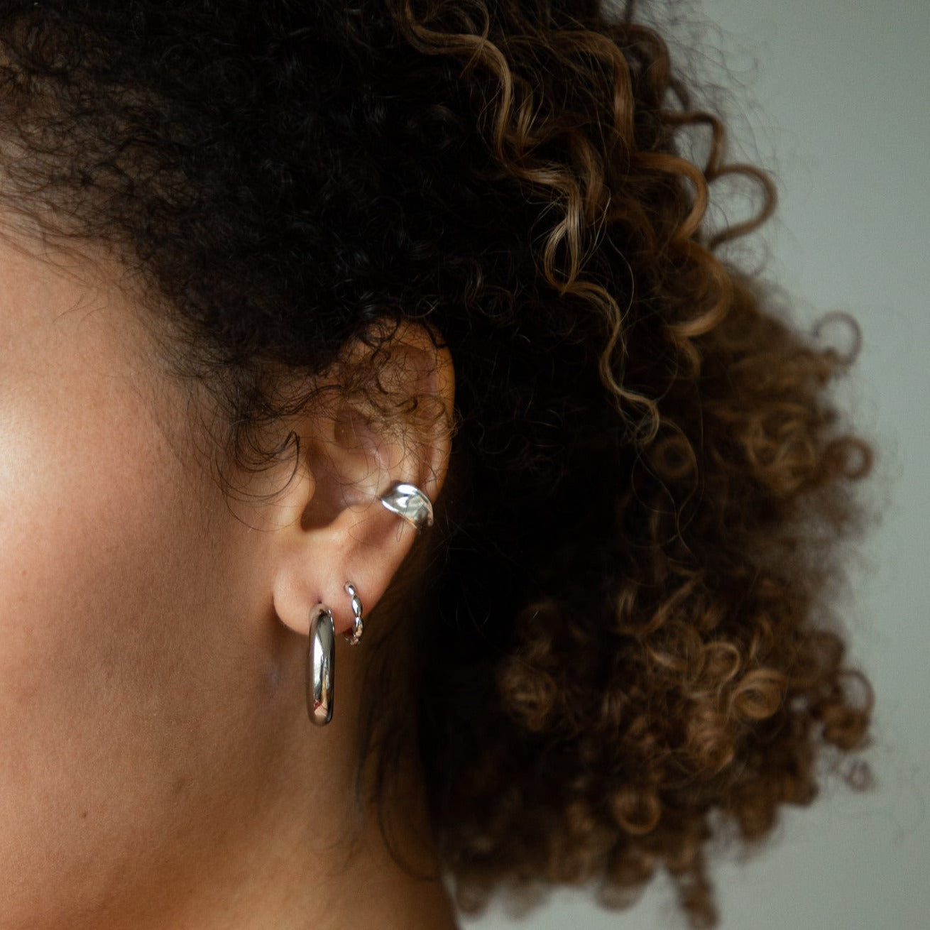 Ivy Silver Handmade Ear Cuff