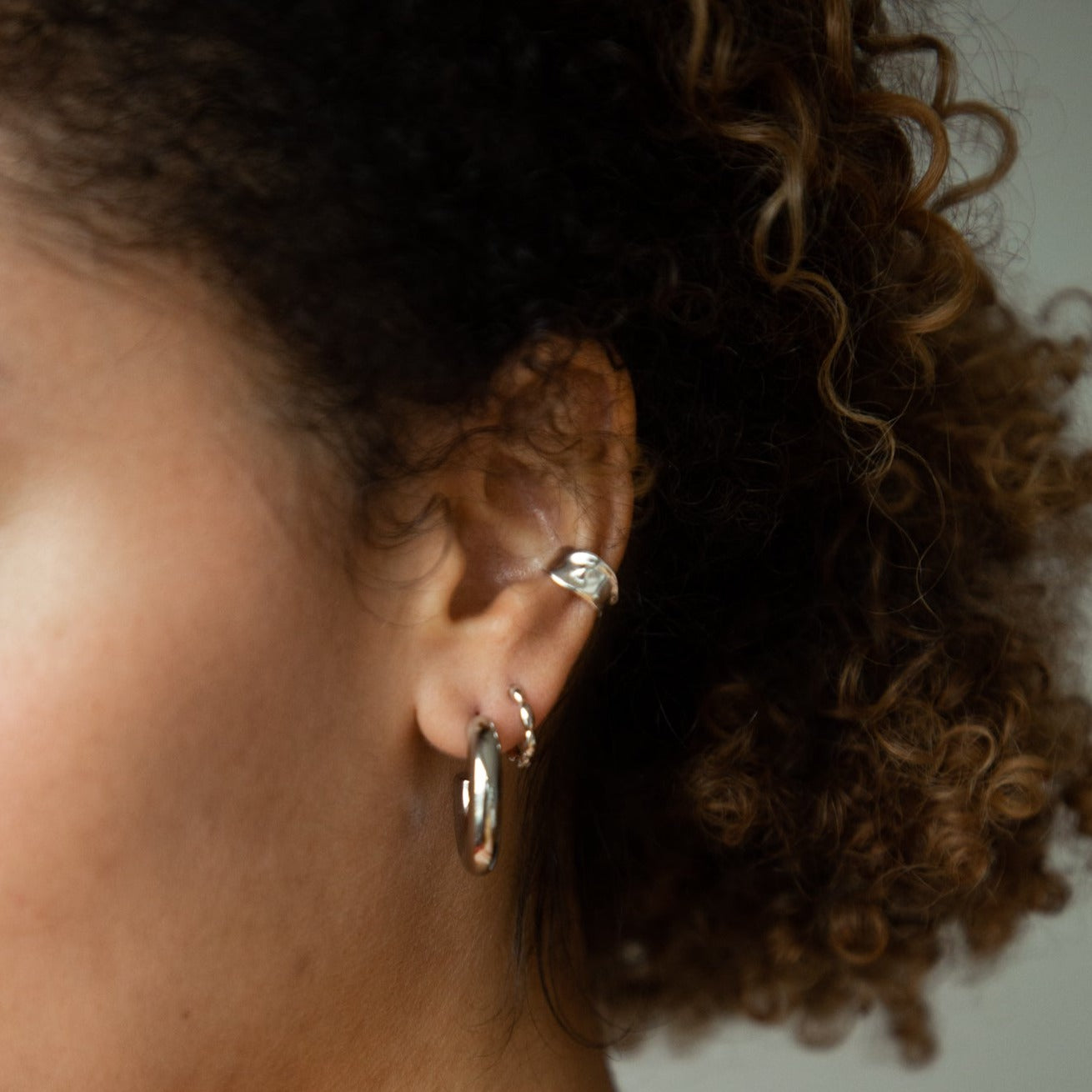 Ivy Silver Handmade Ear Cuff