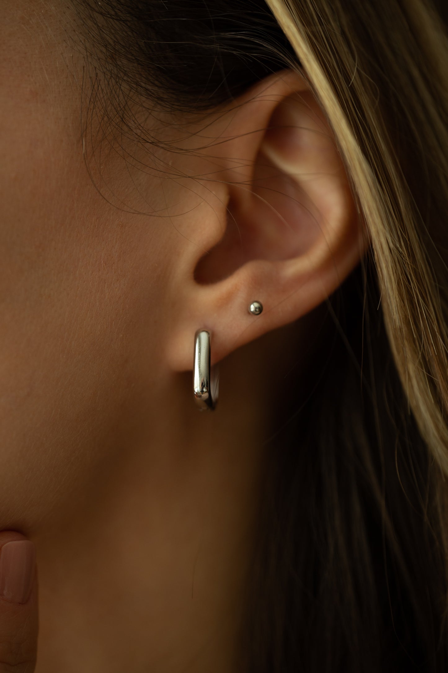 Bruno Silver Earrings