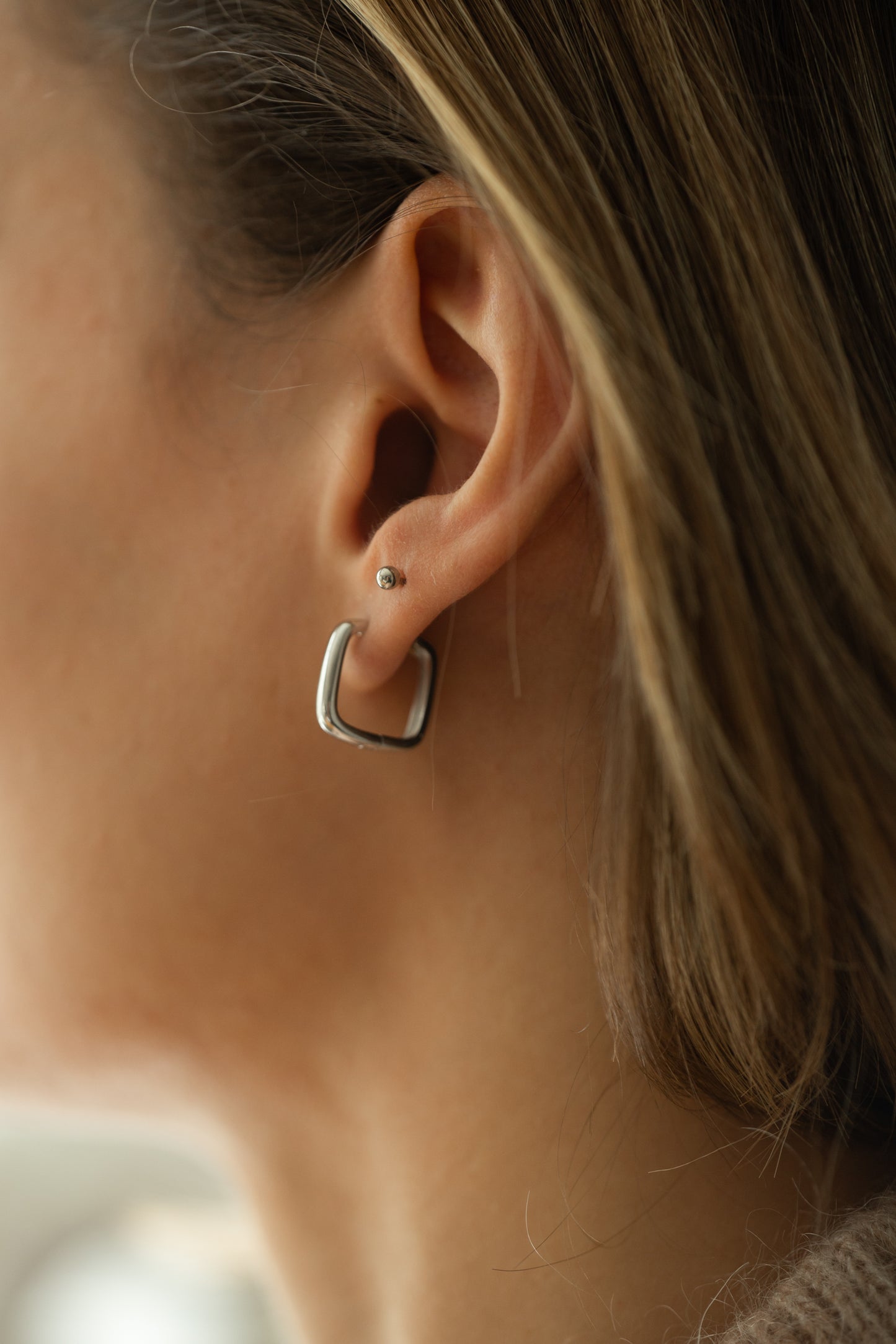 Bruno Silver Earrings